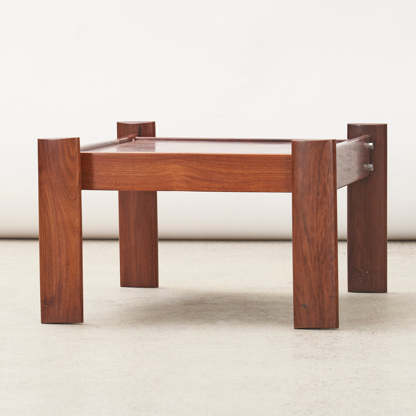 'MP-41' Rosewood Ottoman / Side Table by Percival Lafer, Brazil