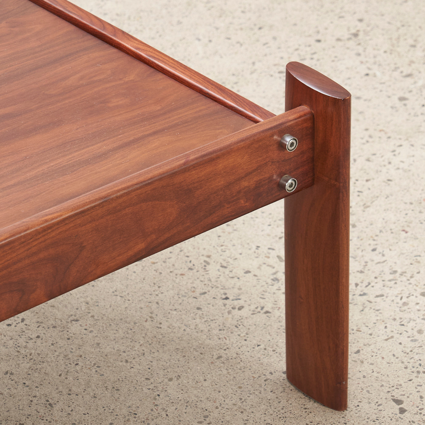 'MP-41' Rosewood Ottoman / Side Table by Percival Lafer, Brazil