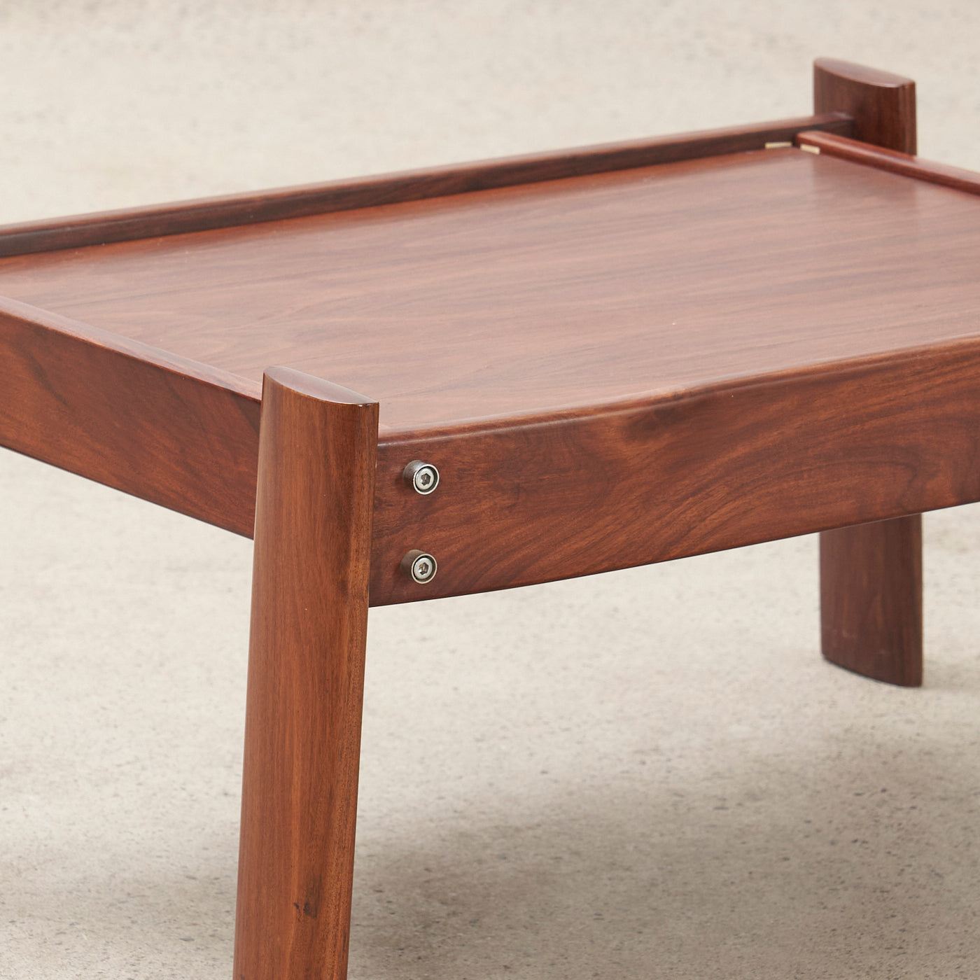 'MP-41' Rosewood Ottoman / Side Table by Percival Lafer, Brazil