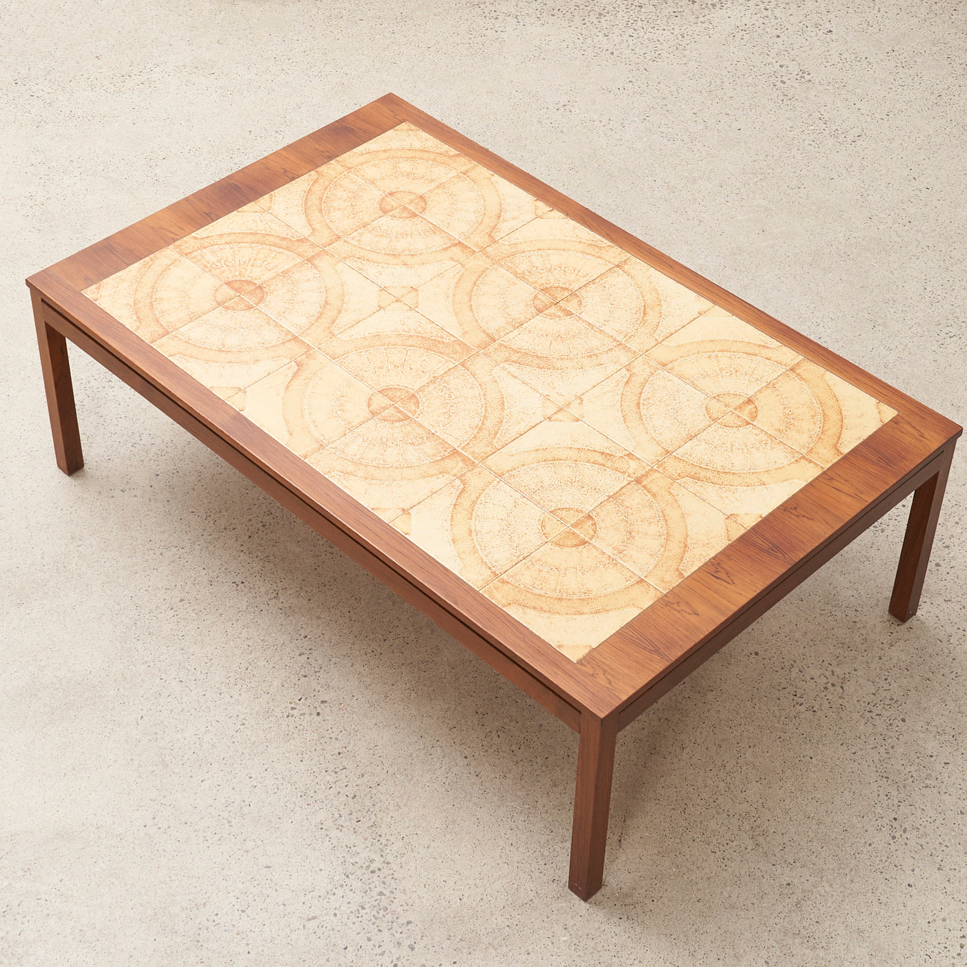 Rosewood Tile Top Coffee Table