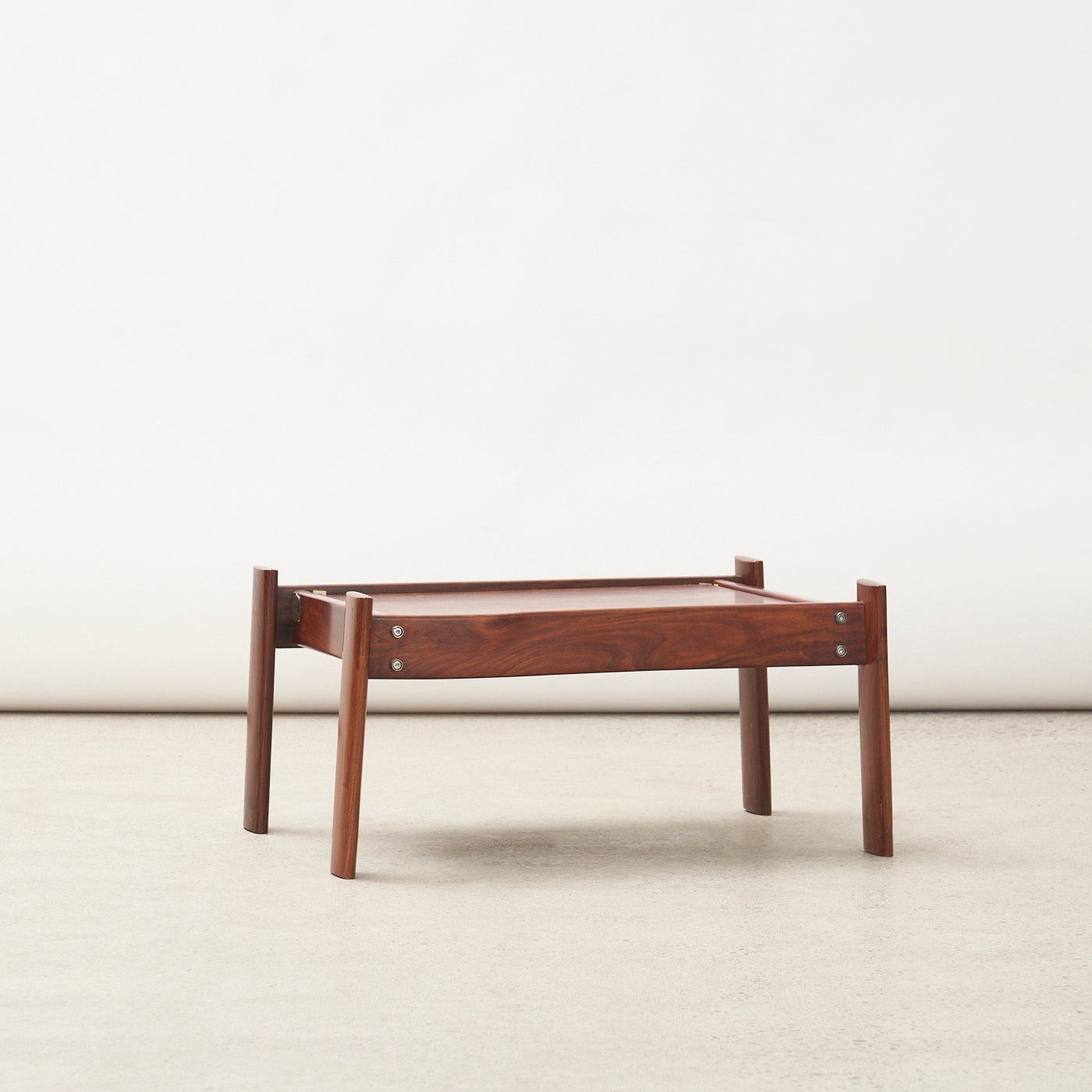 'MP-41' Rosewood Ottoman / Side Table by Percival Lafer, Brazil