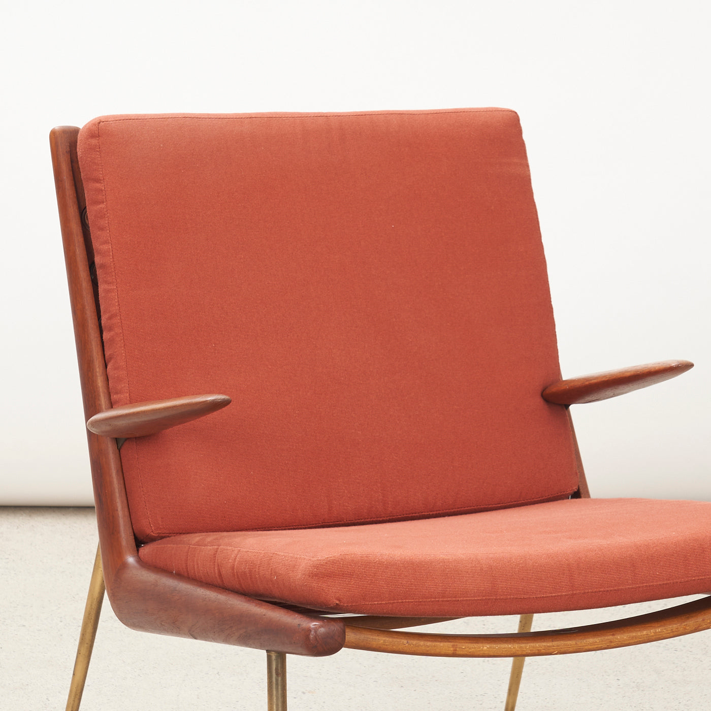 Teak 'FD-134' aka 'Boomerang' Lounge Chair by Peter Hvidt & Orla Mølgaard Nielsen for France & Daverkosen, Denmark