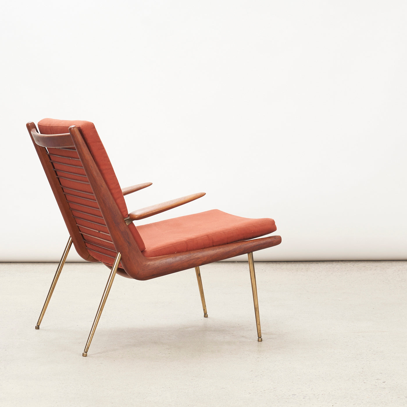 Teak 'FD-134' aka 'Boomerang' Lounge Chair by Peter Hvidt & Orla Mølgaard Nielsen for France & Daverkosen, Denmark