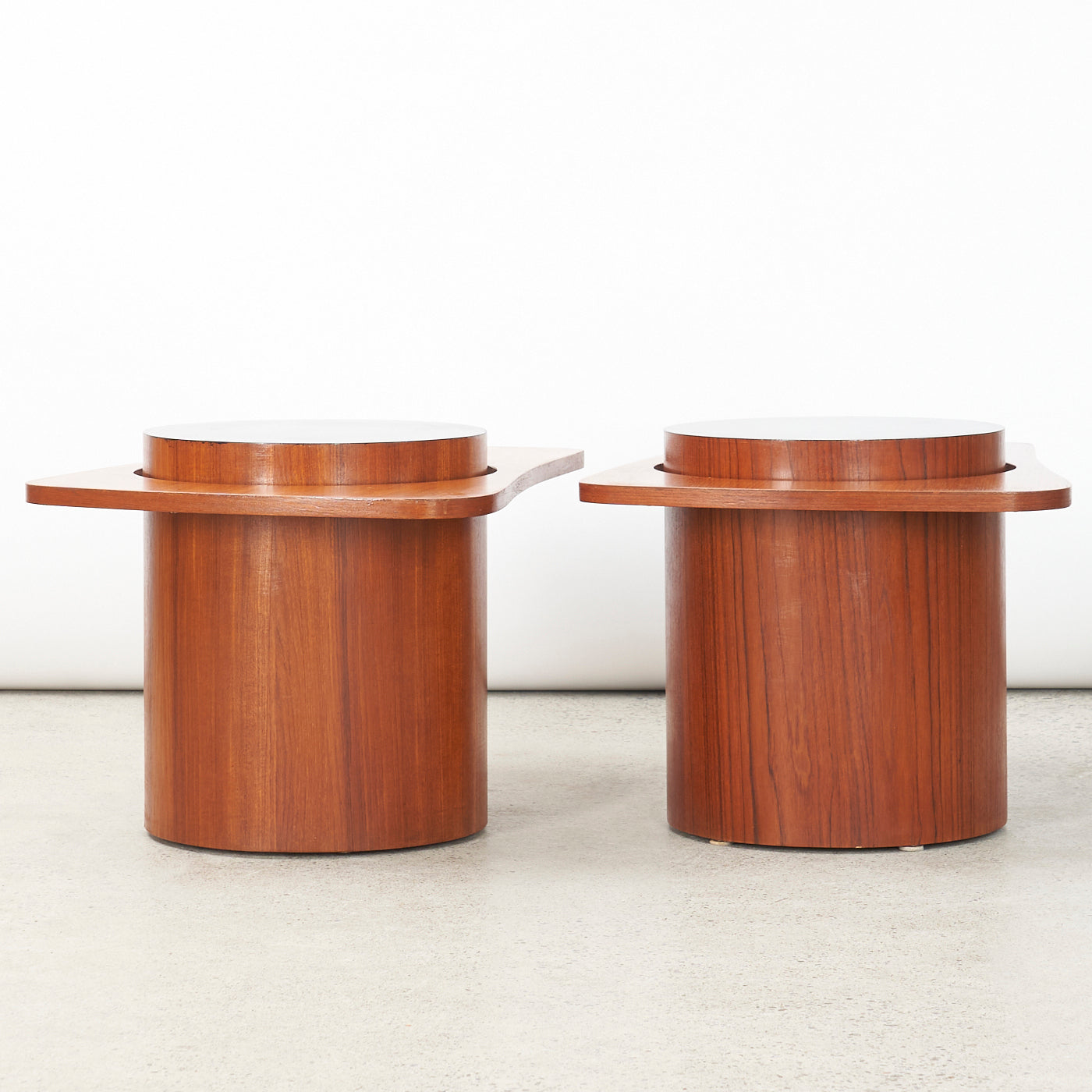 Pair of Teak Side Tables by R.S. Associates