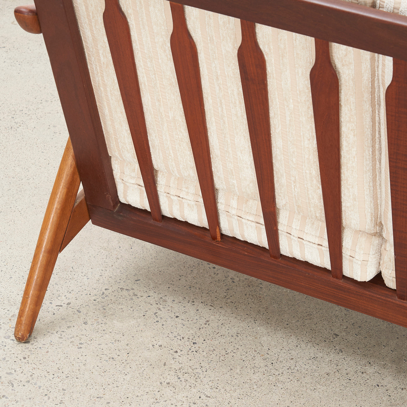 Oak & Teak 3 Seater Sofa by Arne Hovmand-Olsen for Komfort, Denmark