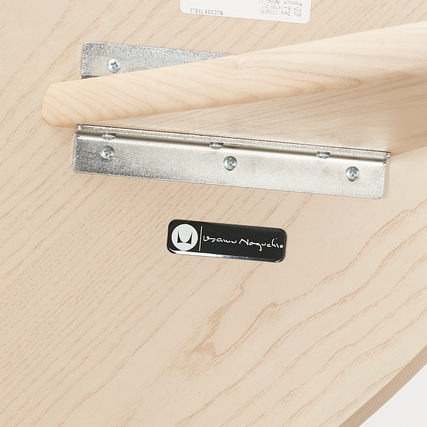 White Ash 'Rudder' Table by Isamu Noguchi for Herman Miller