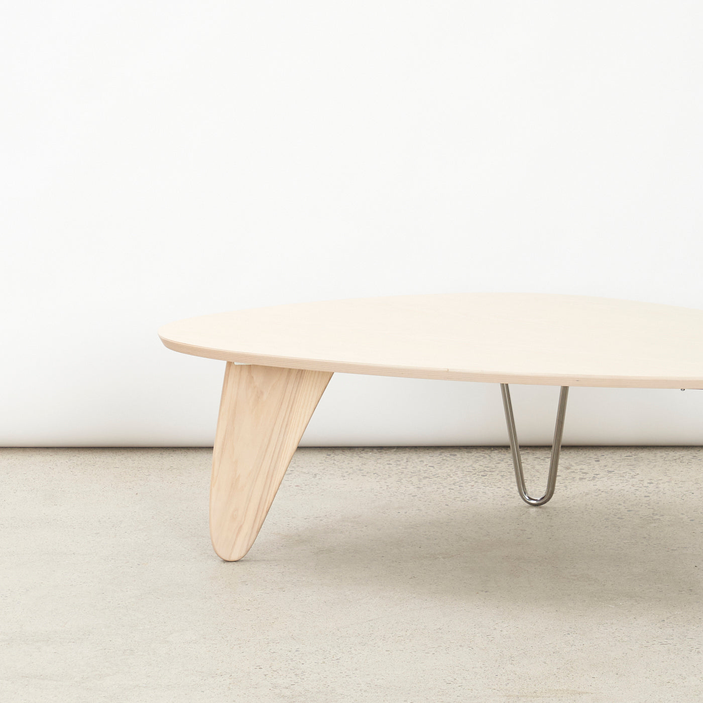 White Ash 'Rudder' Table by Isamu Noguchi for Herman Miller