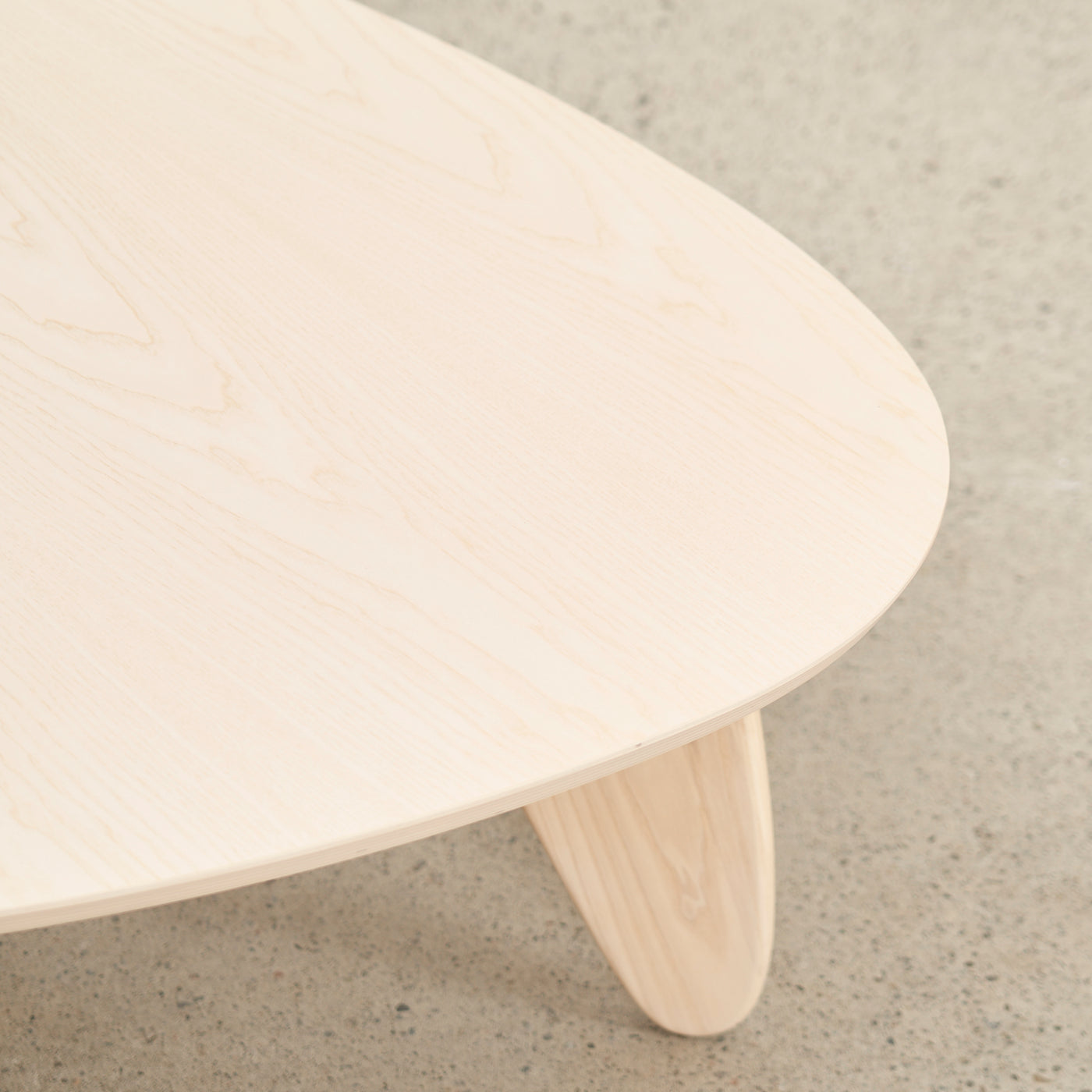 White Ash 'Rudder' Table by Isamu Noguchi for Herman Miller
