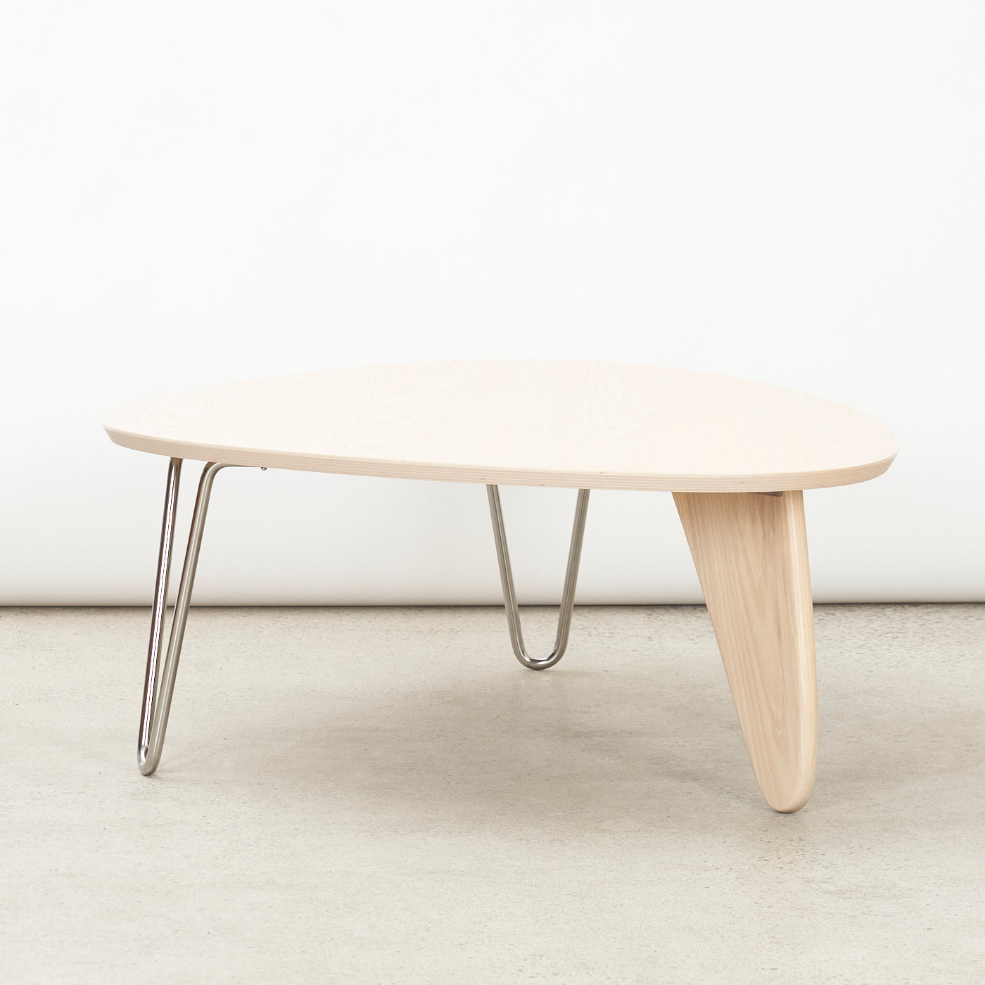 White Ash 'Rudder' Table by Isamu Noguchi for Herman Miller