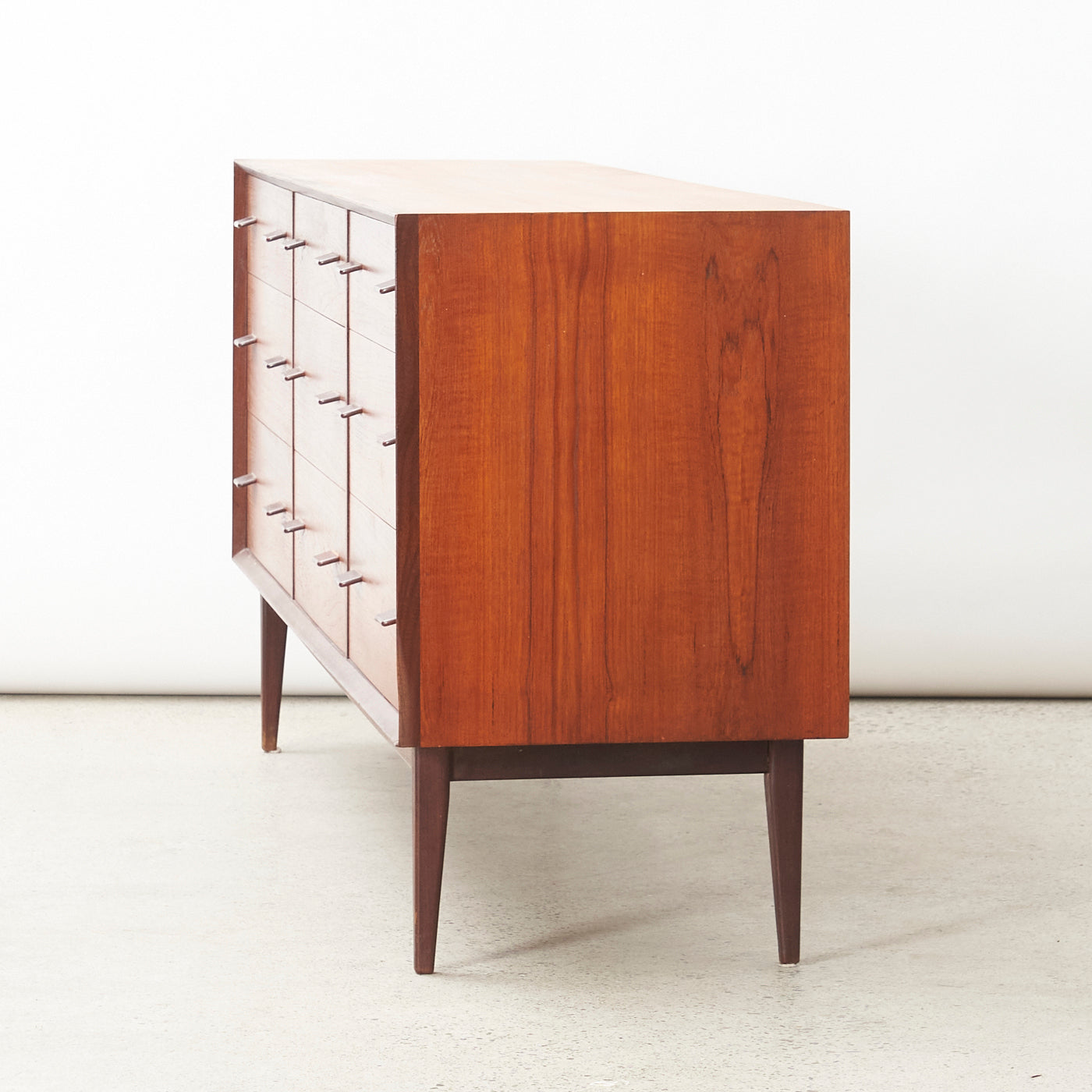 Teak 9 Drawer Dresser