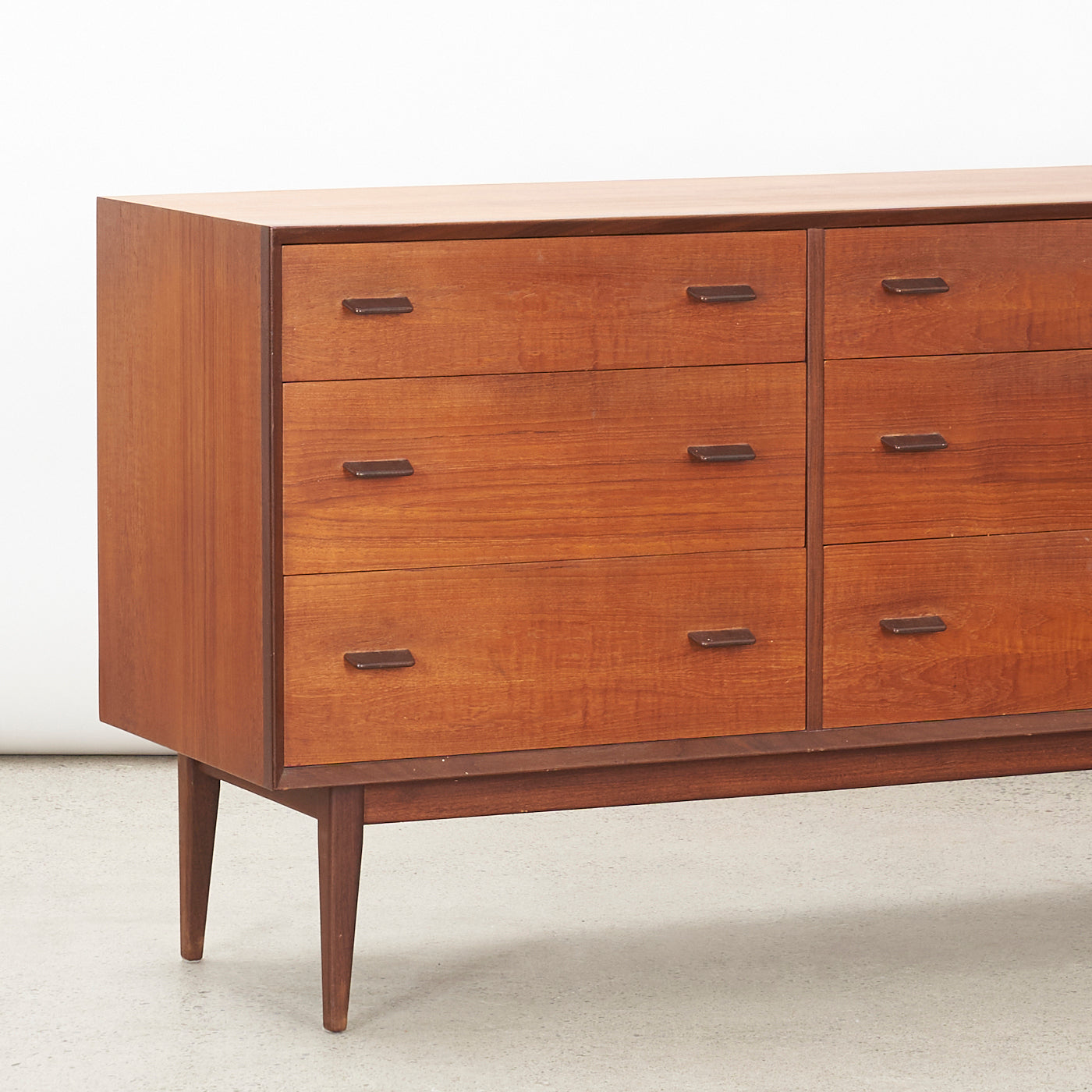 Teak 9 Drawer Dresser