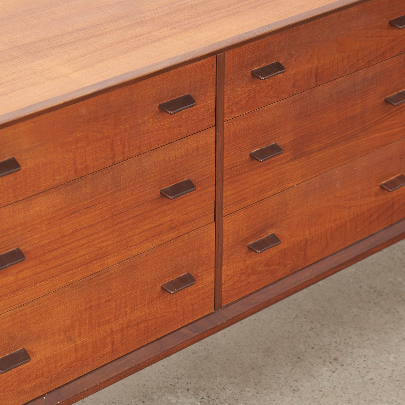 Teak 9 Drawer Dresser