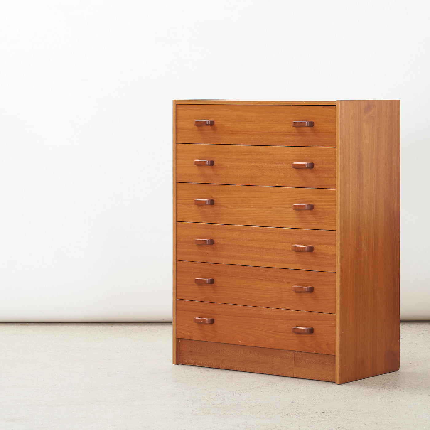 Teak 6-Drawer Dresser, Denmark