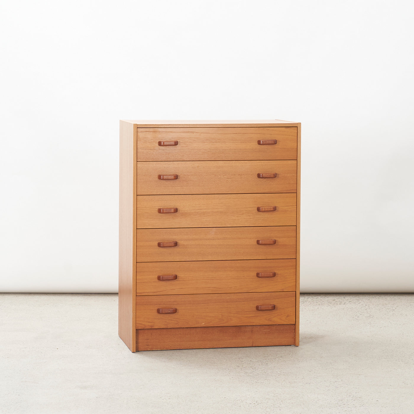Teak 6-Drawer Dresser, Denmark