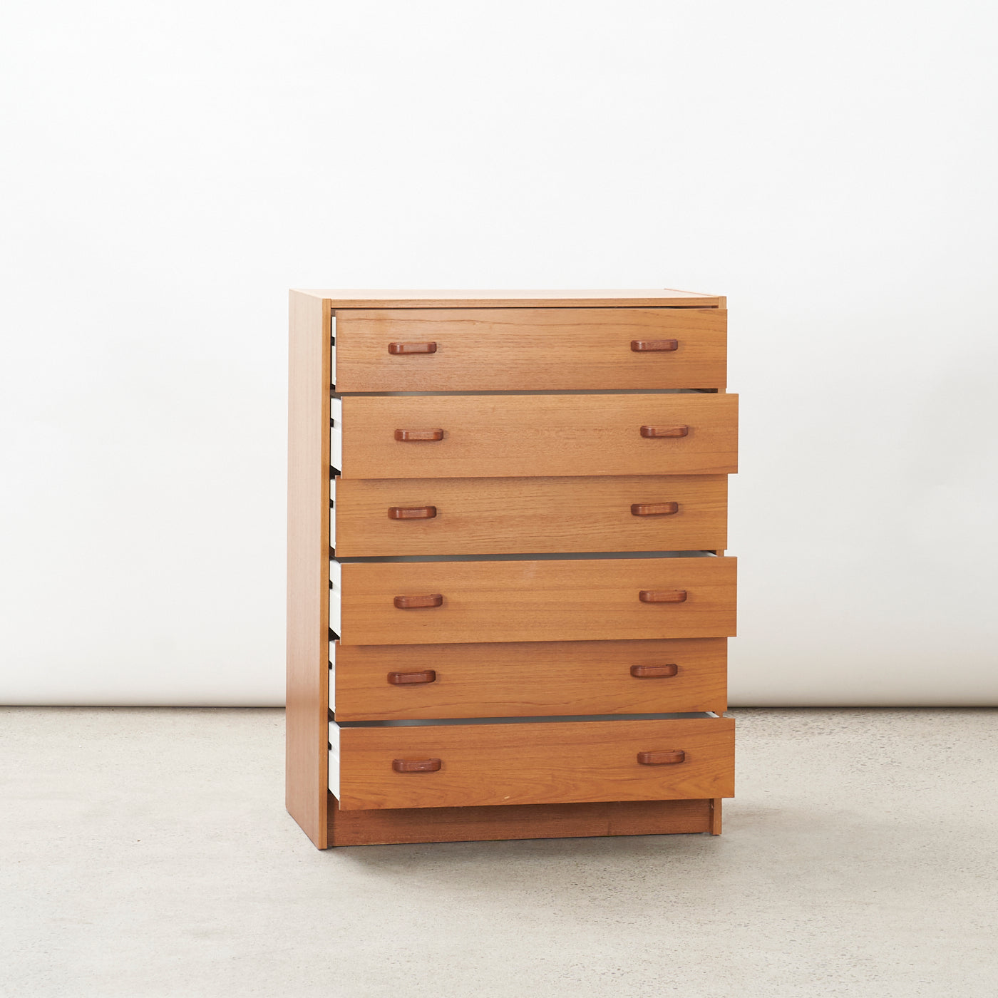Teak 6-Drawer Dresser, Denmark