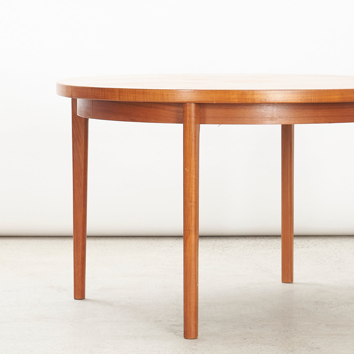 Round Teak Dining Table by Vejle Stole Møbelfabrik, Denmark