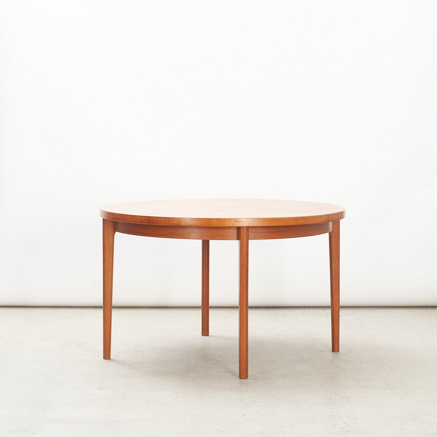 Round Teak Dining Table by Vejle Stole Møbelfabrik, Denmark