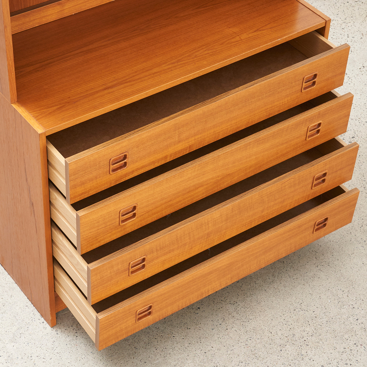 Teak Bookshelf w/ Storage, Denmark