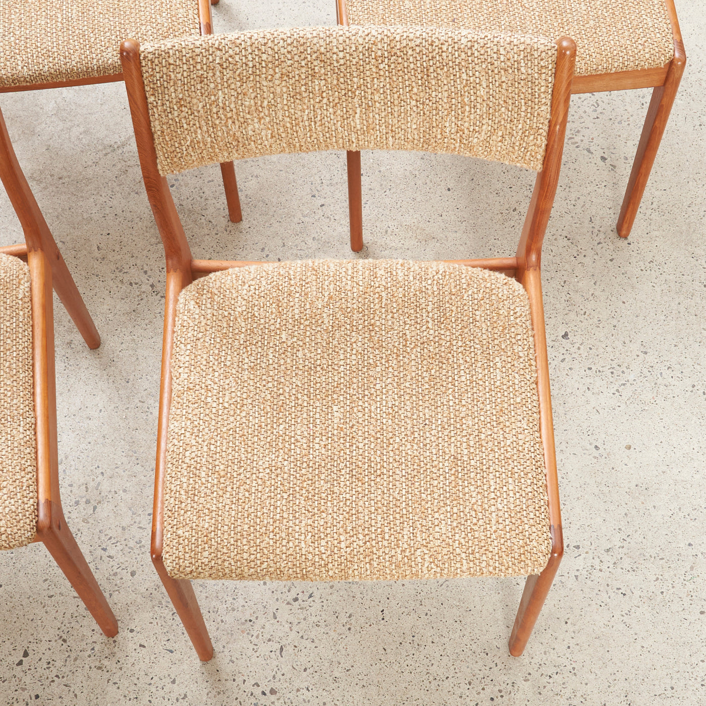 Set of 6 Teak Dining Chairs by Johannes Andersen for Uldum Møbelfabrik, Denmark