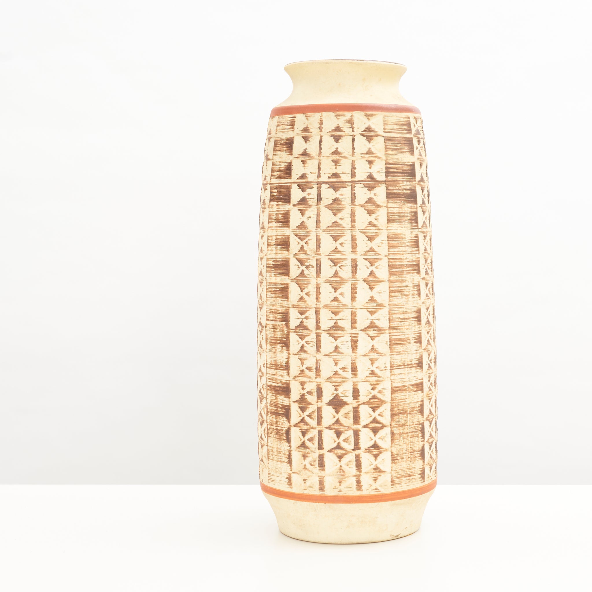 Tall West German Ceramic Vase