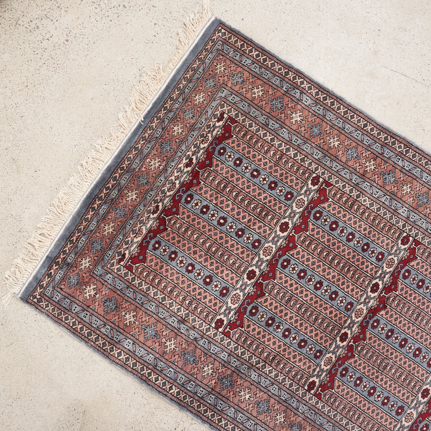 Hand Knotted Bokhara Rug