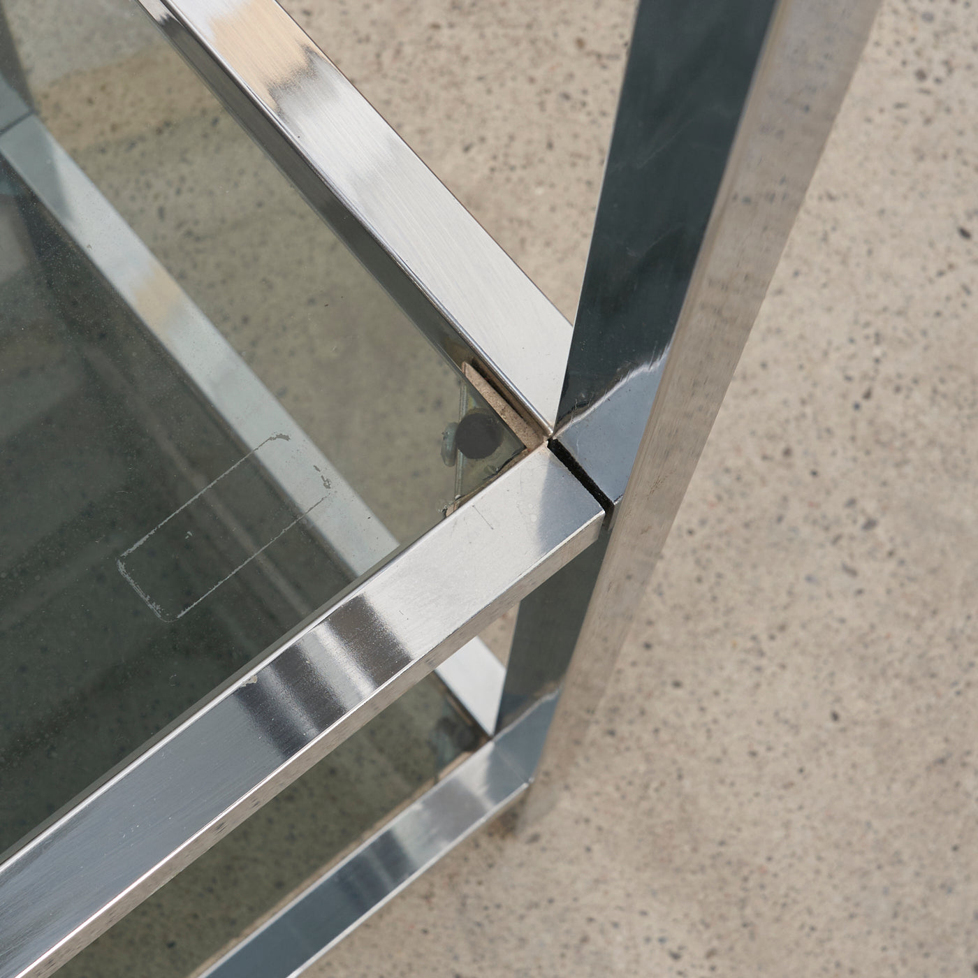 Chrome & Glass Shelf