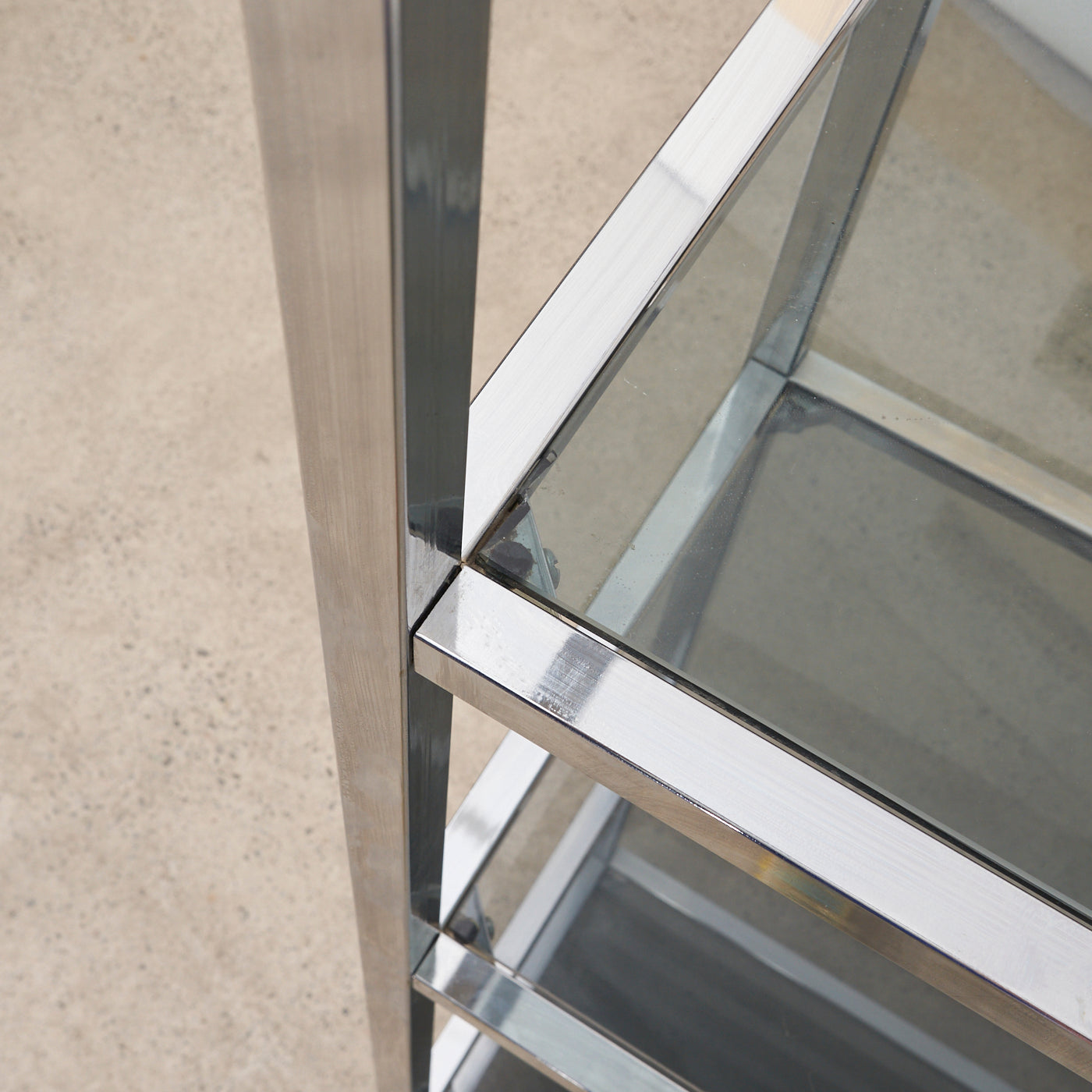 Chrome & Glass Shelf