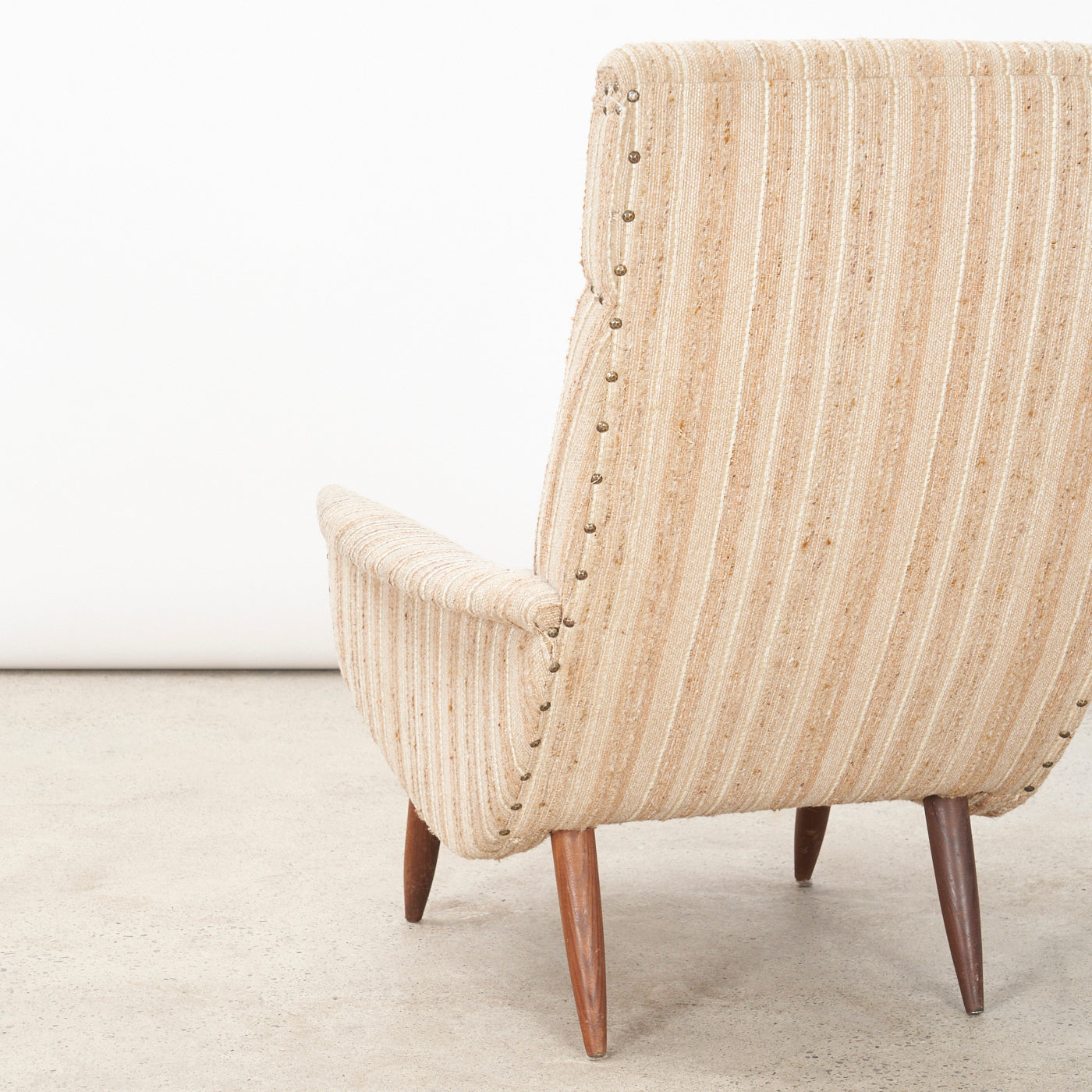 Upholstered High Back Lounge Chair