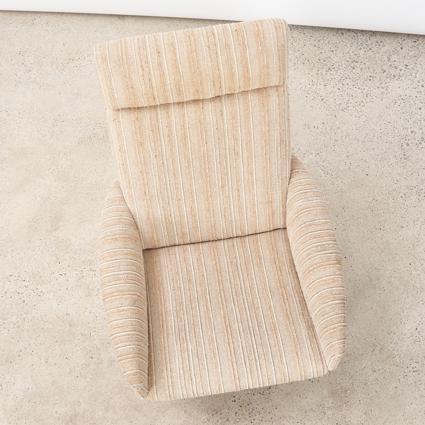Upholstered High Back Lounge Chair