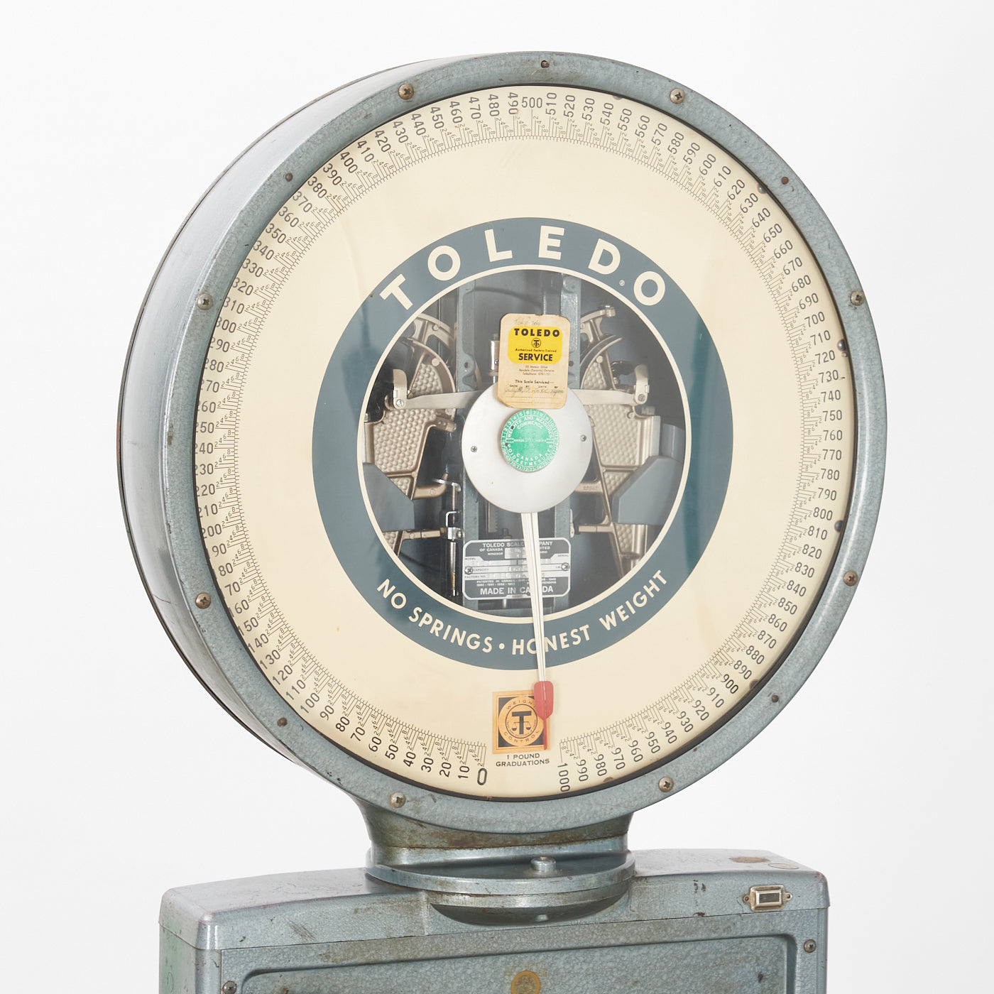 Large Vintage Industrial Scale by Toledo