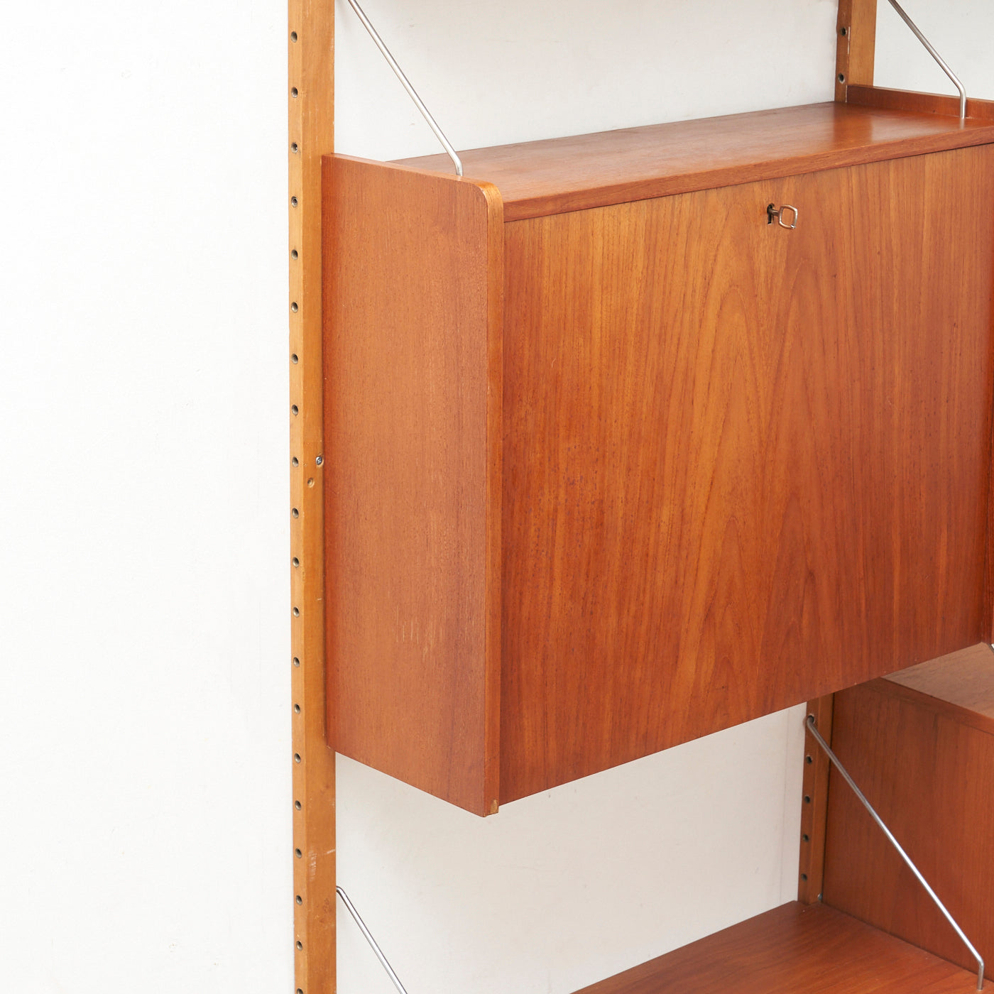 Modular Teak Wall Unit by FF, Denmark