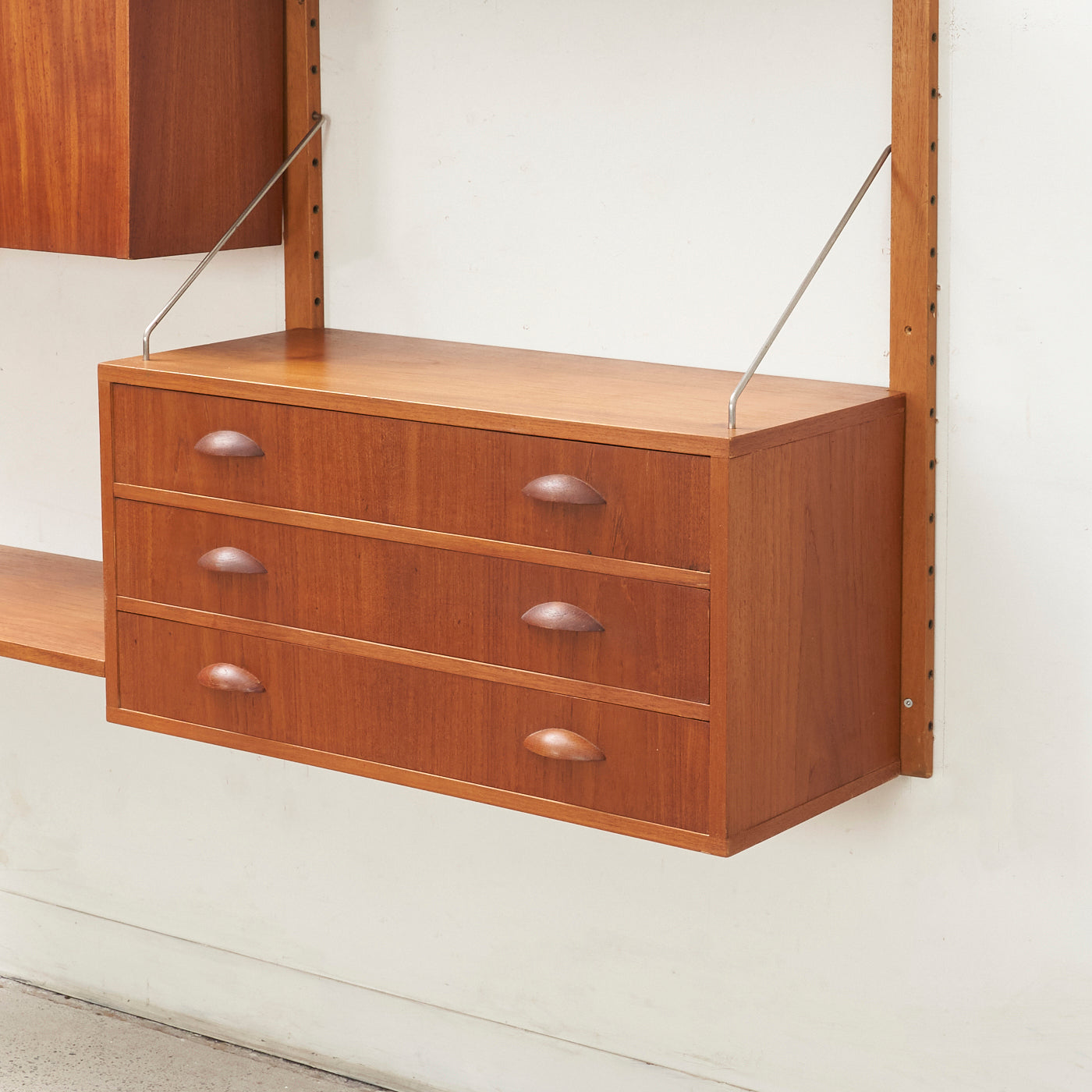 Modular Teak Wall Unit by FF, Denmark