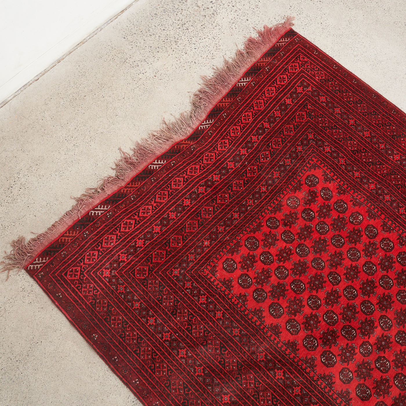 Vintage Hand-Knotted Persian Rug