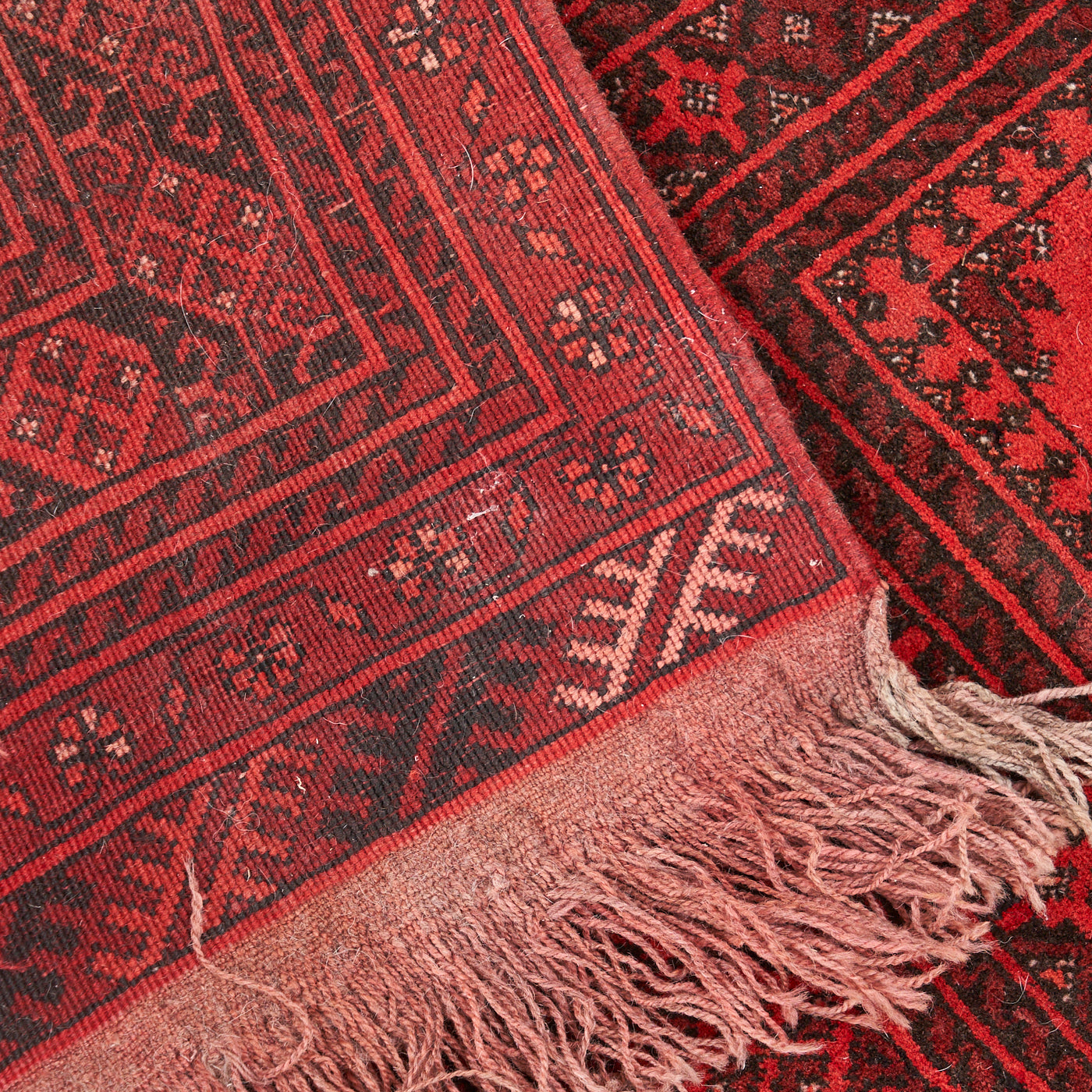 Vintage Hand-Knotted Persian Rug
