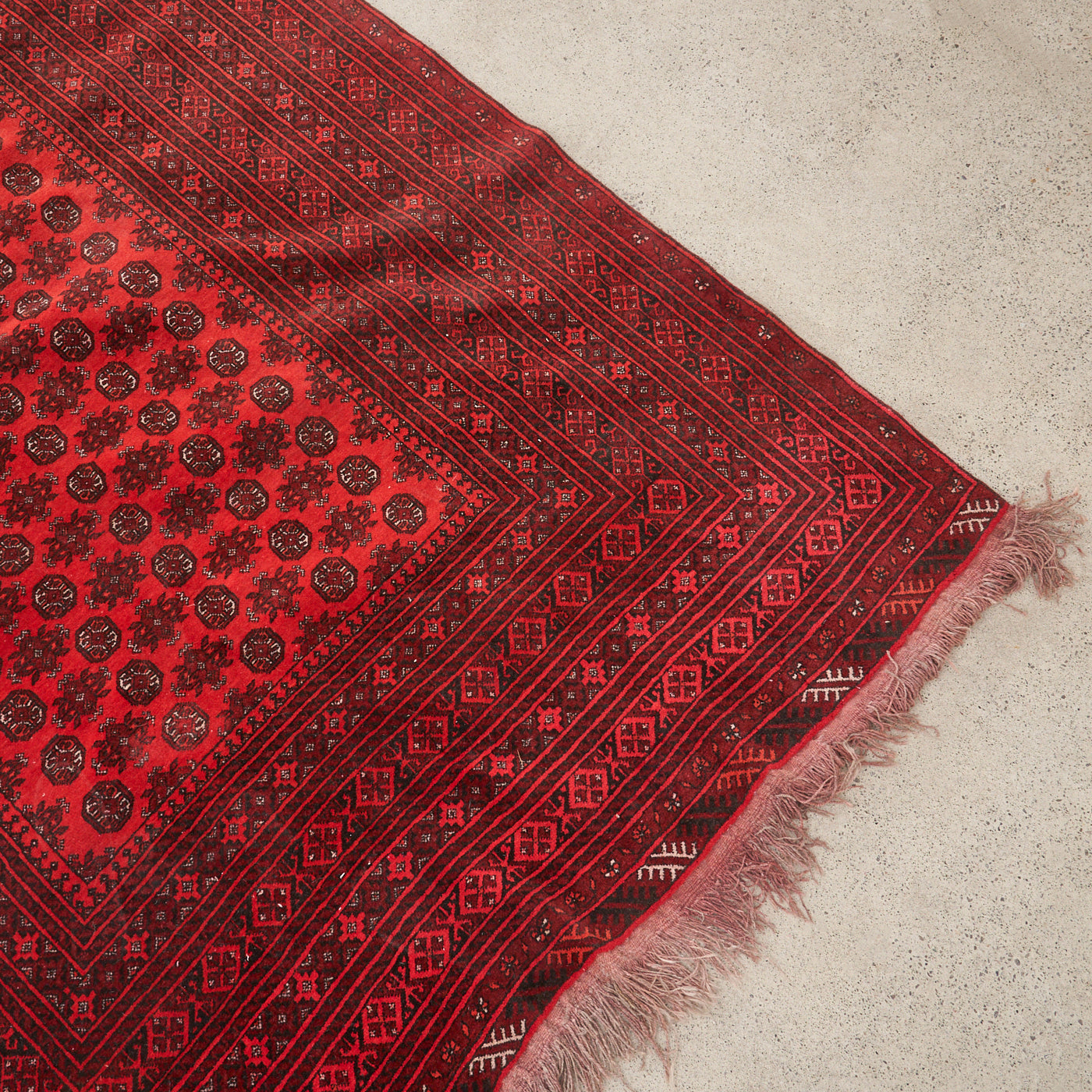 Vintage Hand-Knotted Persian Rug
