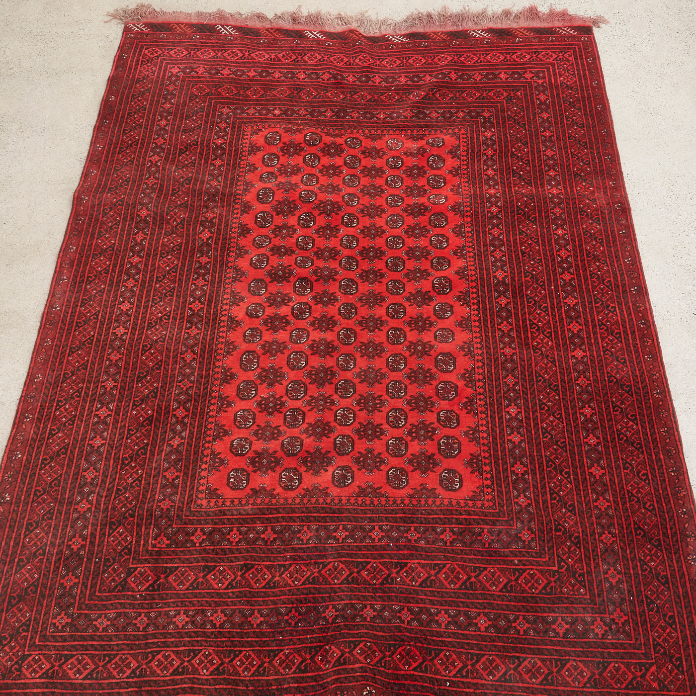 Vintage Hand-Knotted Persian Rug