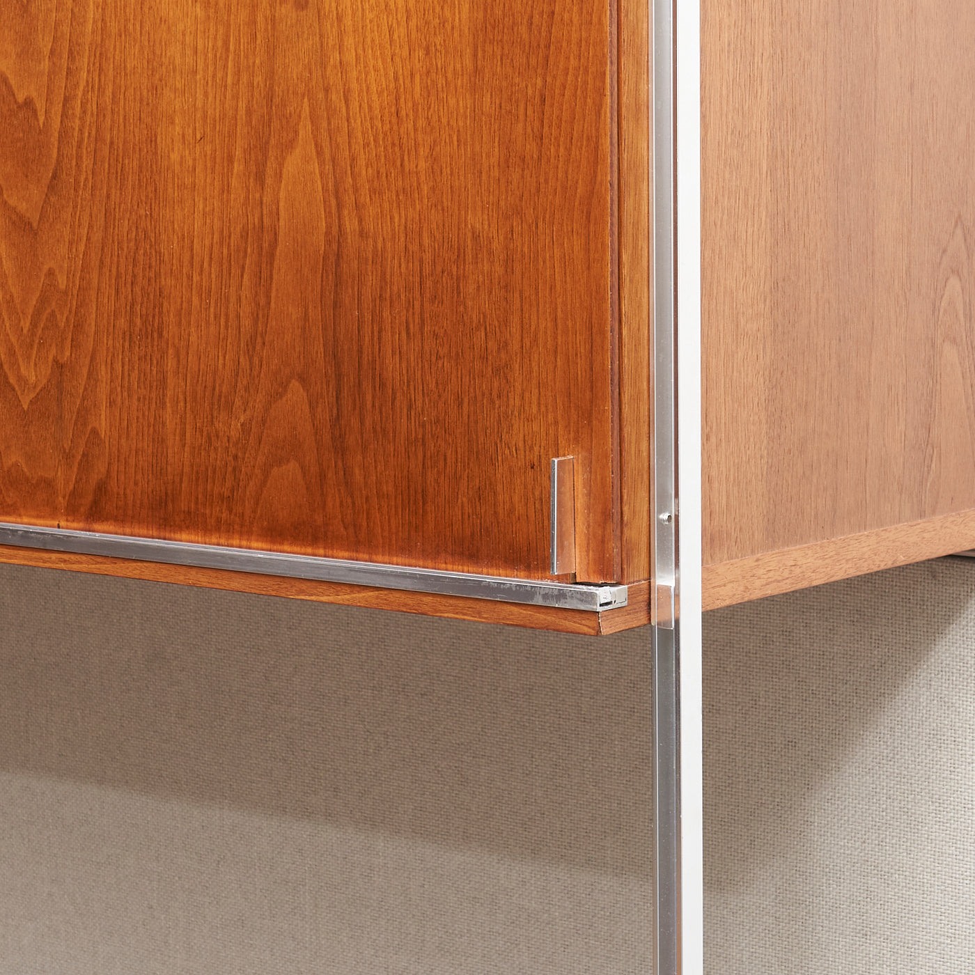 Modular Walnut Desk & Wall Unit by Hugh Acton