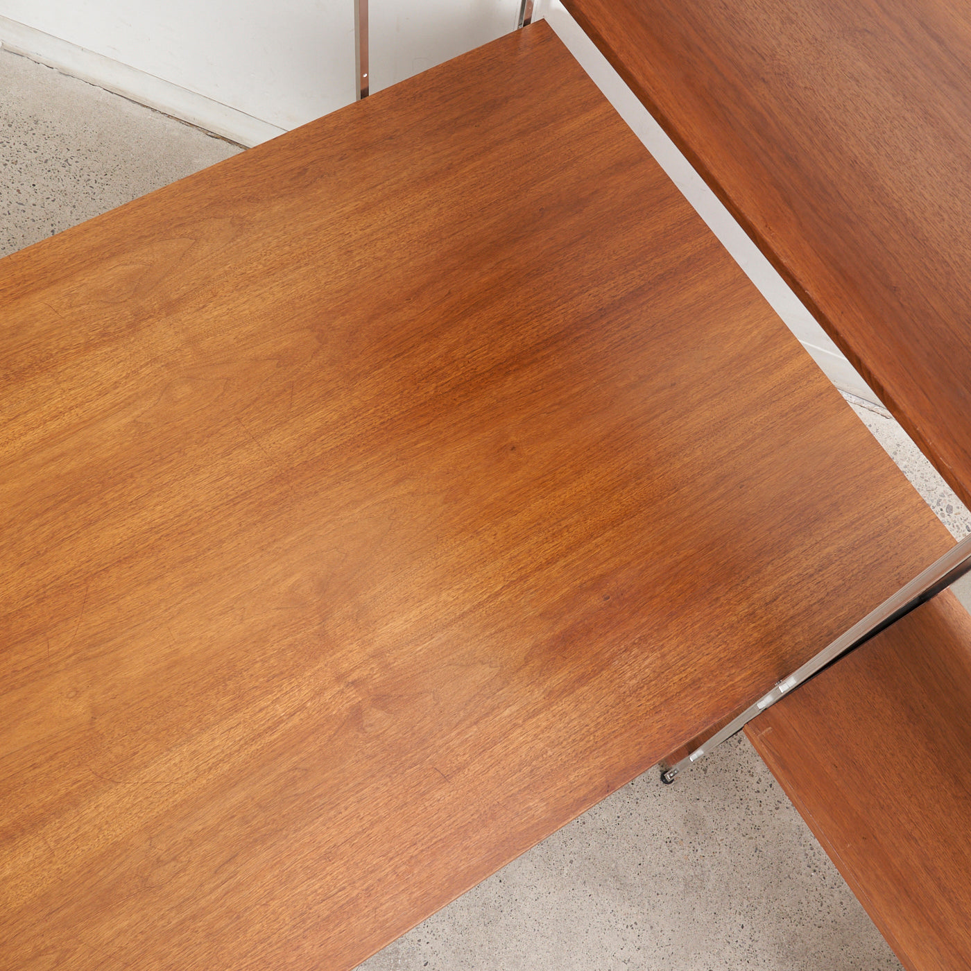 Modular Walnut Desk & Wall Unit by Hugh Acton