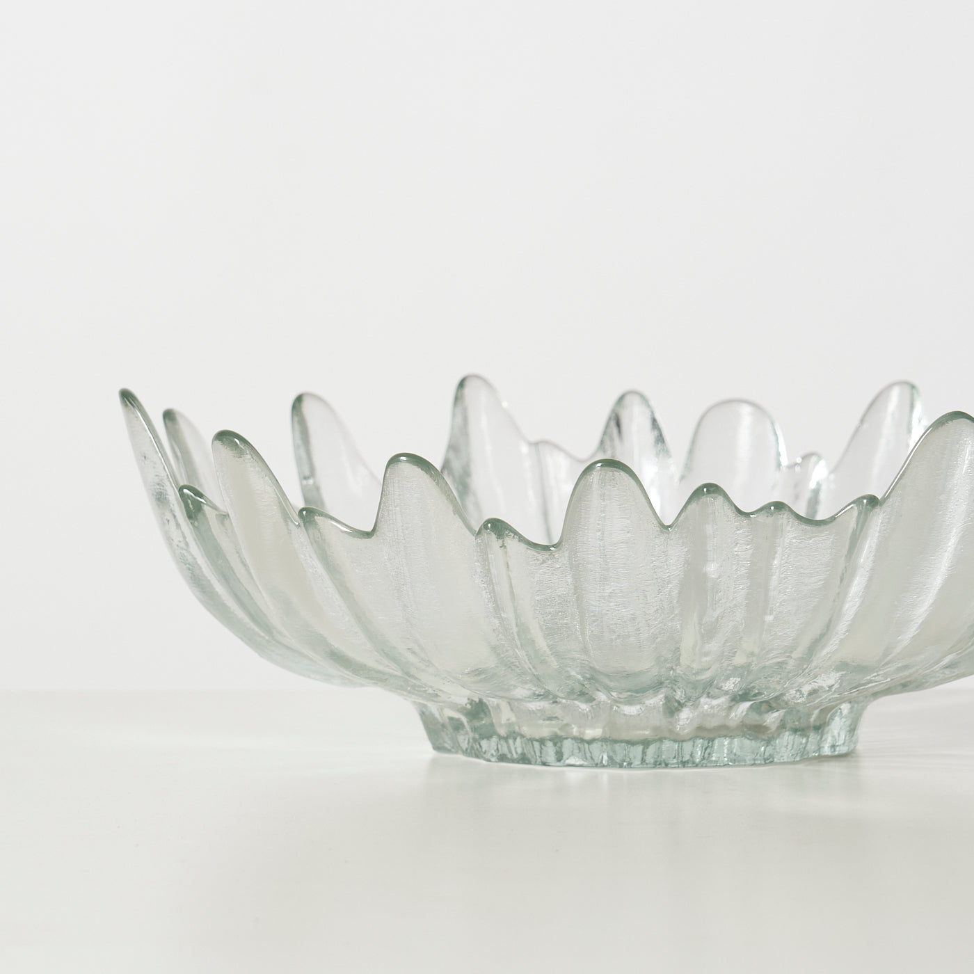 Glass 'Alaska' Console Bowl by Pukeberg, Sweden