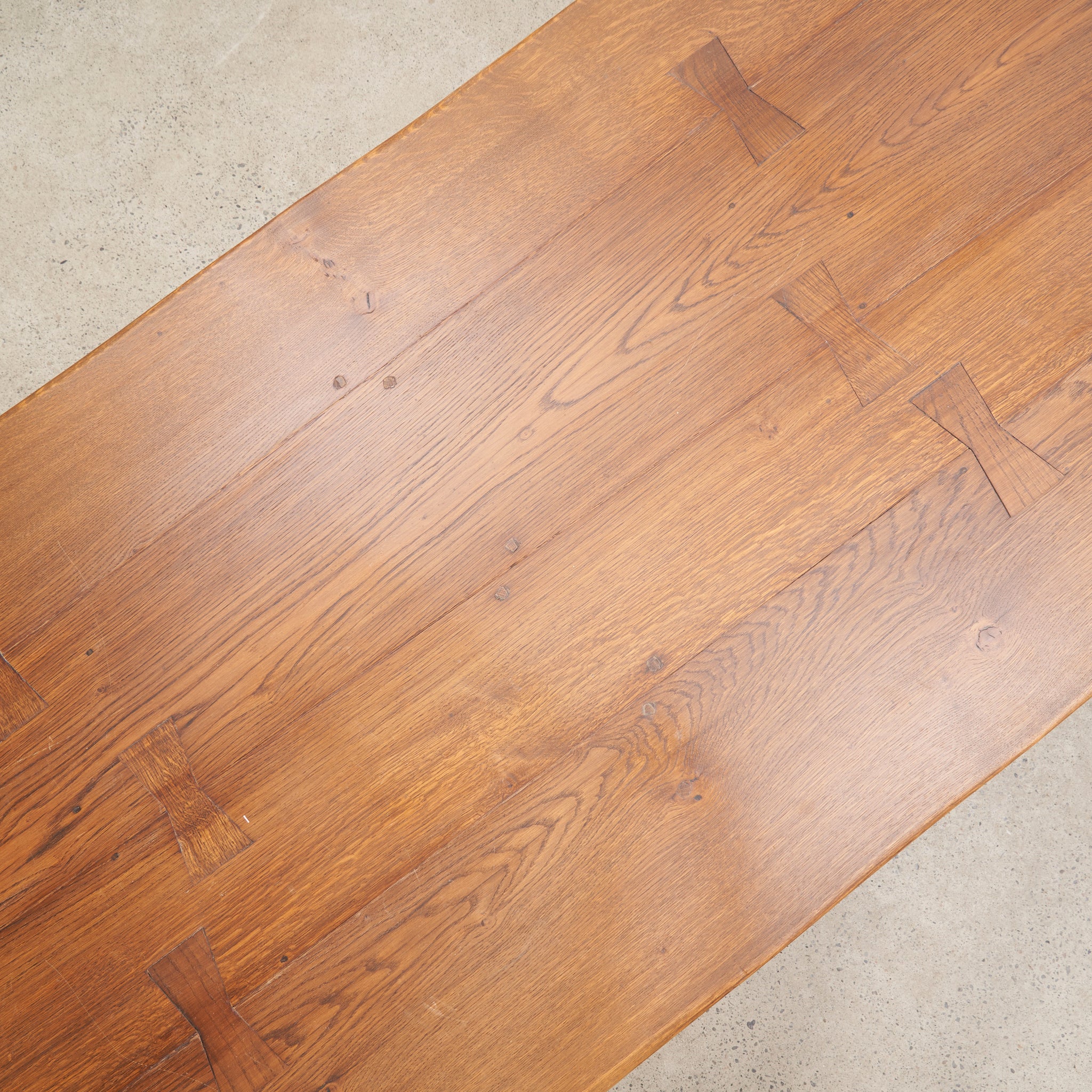 Antique French Oak Country Dining Table