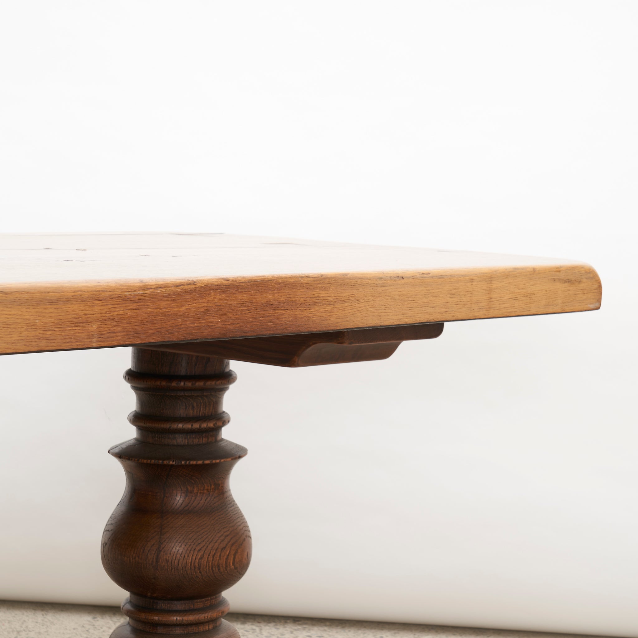 Antique French Oak Country Dining Table