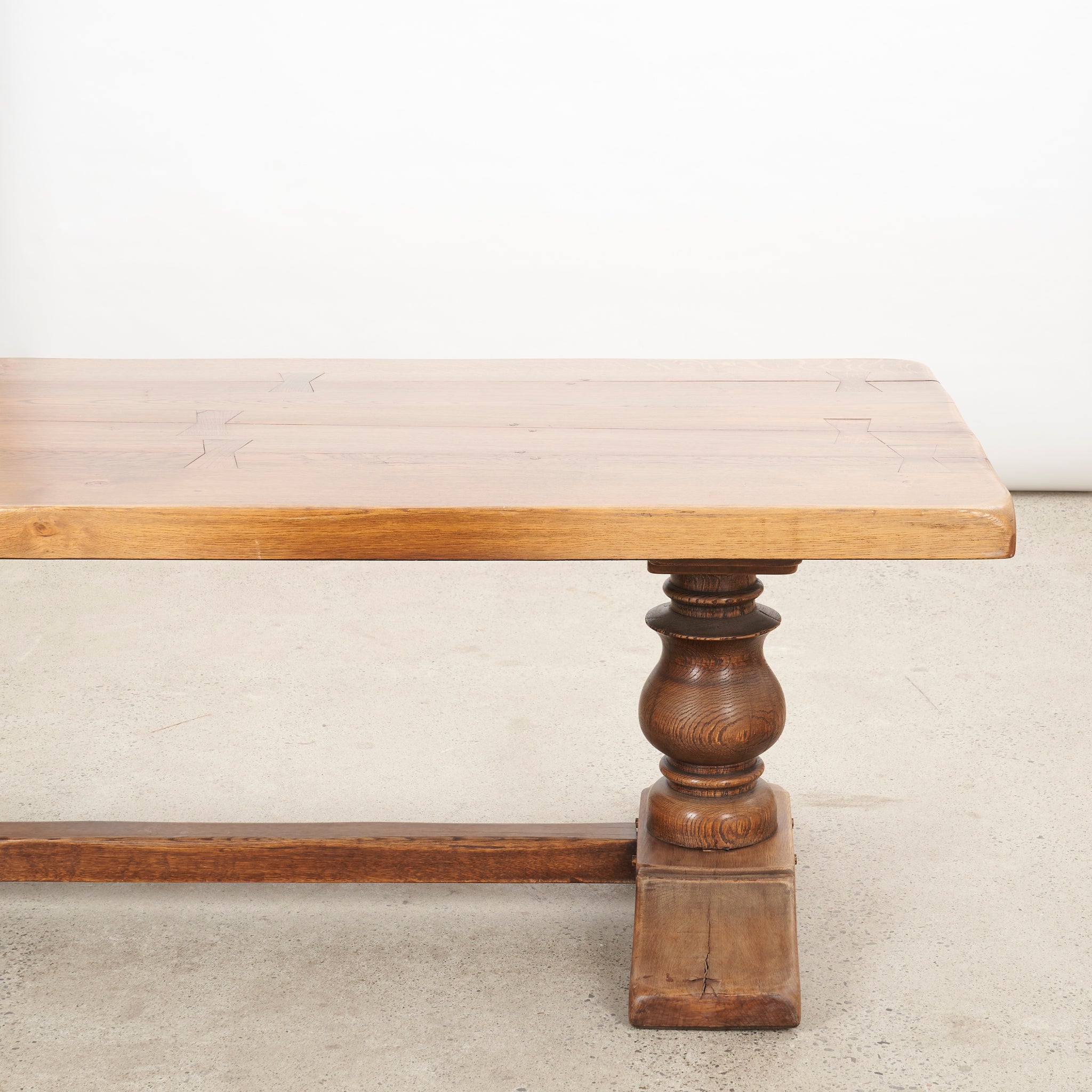 Antique French Oak Country Dining Table