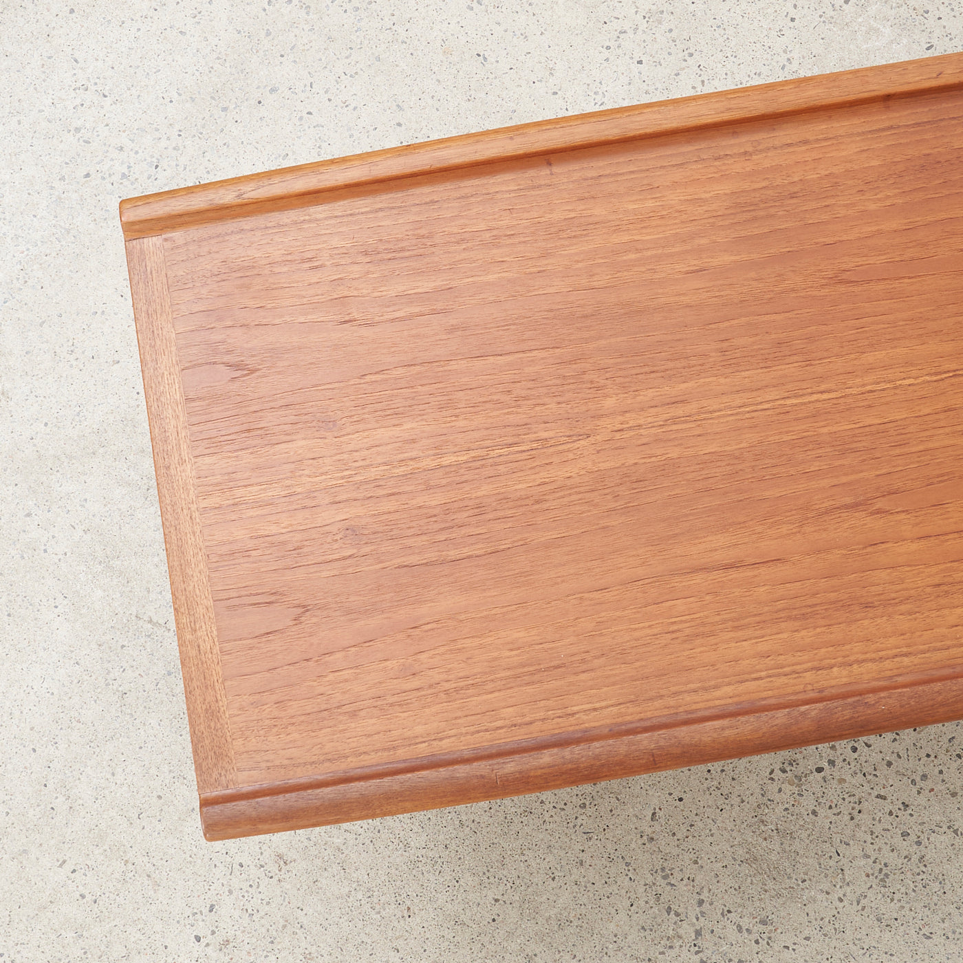 Teak Coffee Table w/ Slatted Shelf