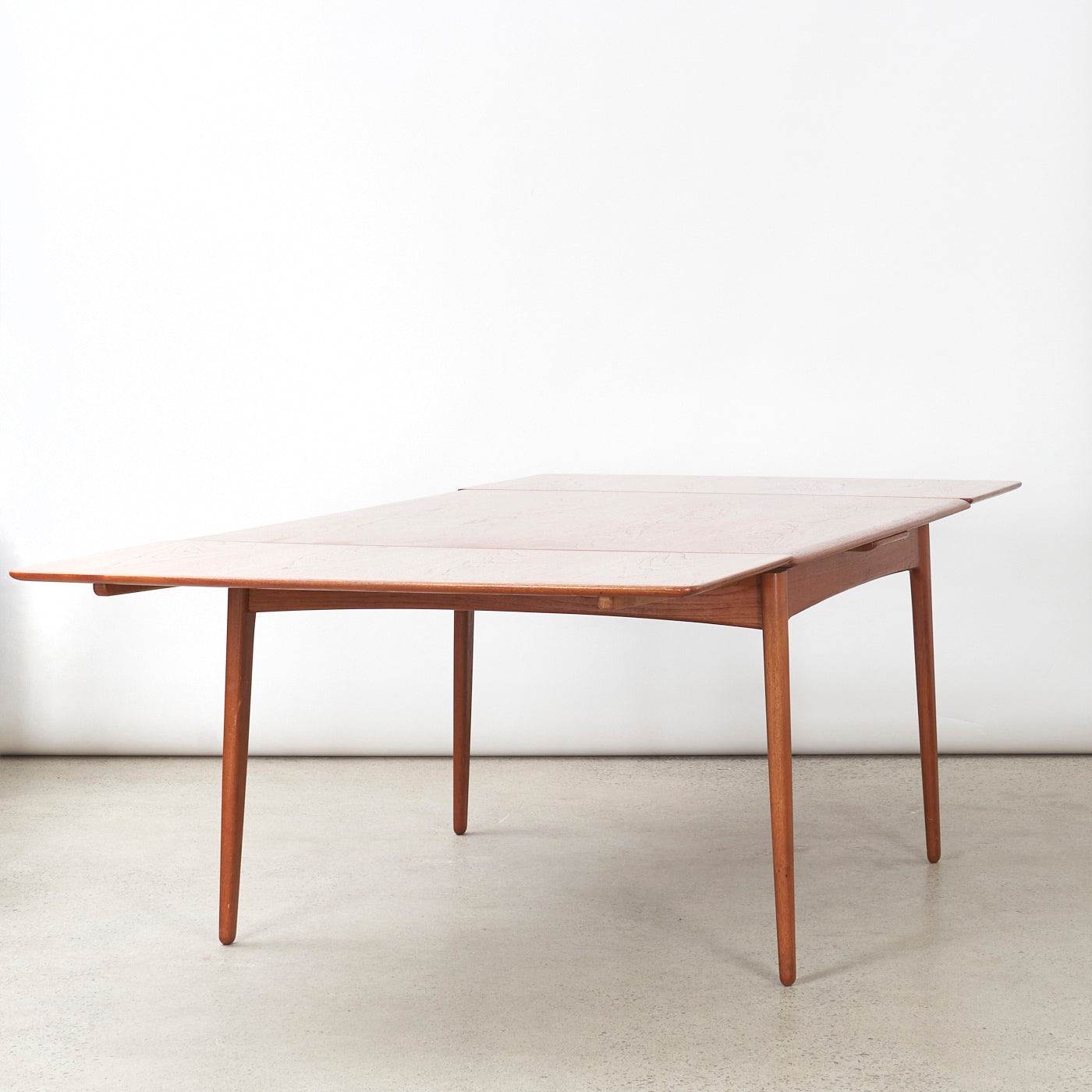 Teak Draw-Leaf Dining Table, Denmark