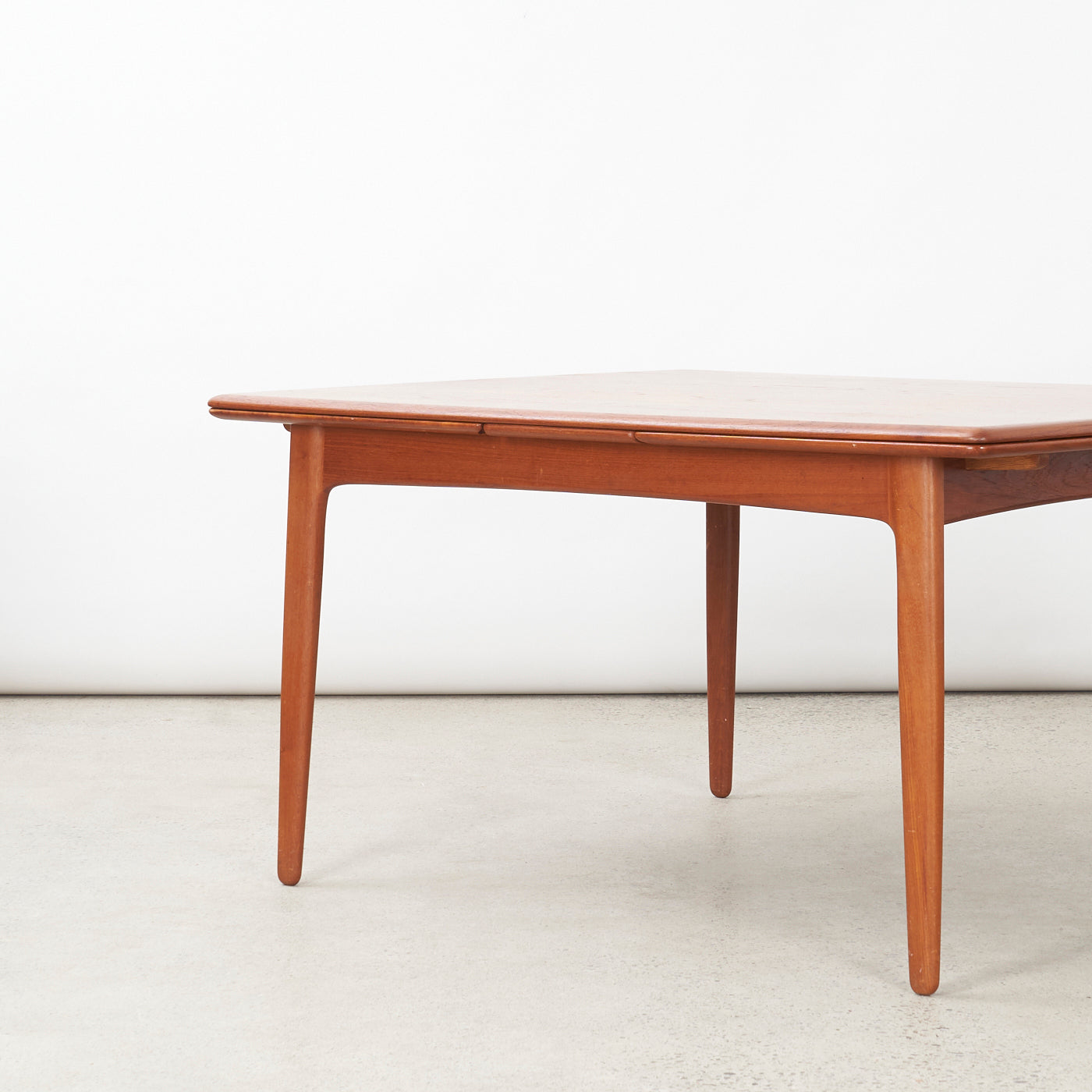 Teak Draw-Leaf Dining Table, Denmark