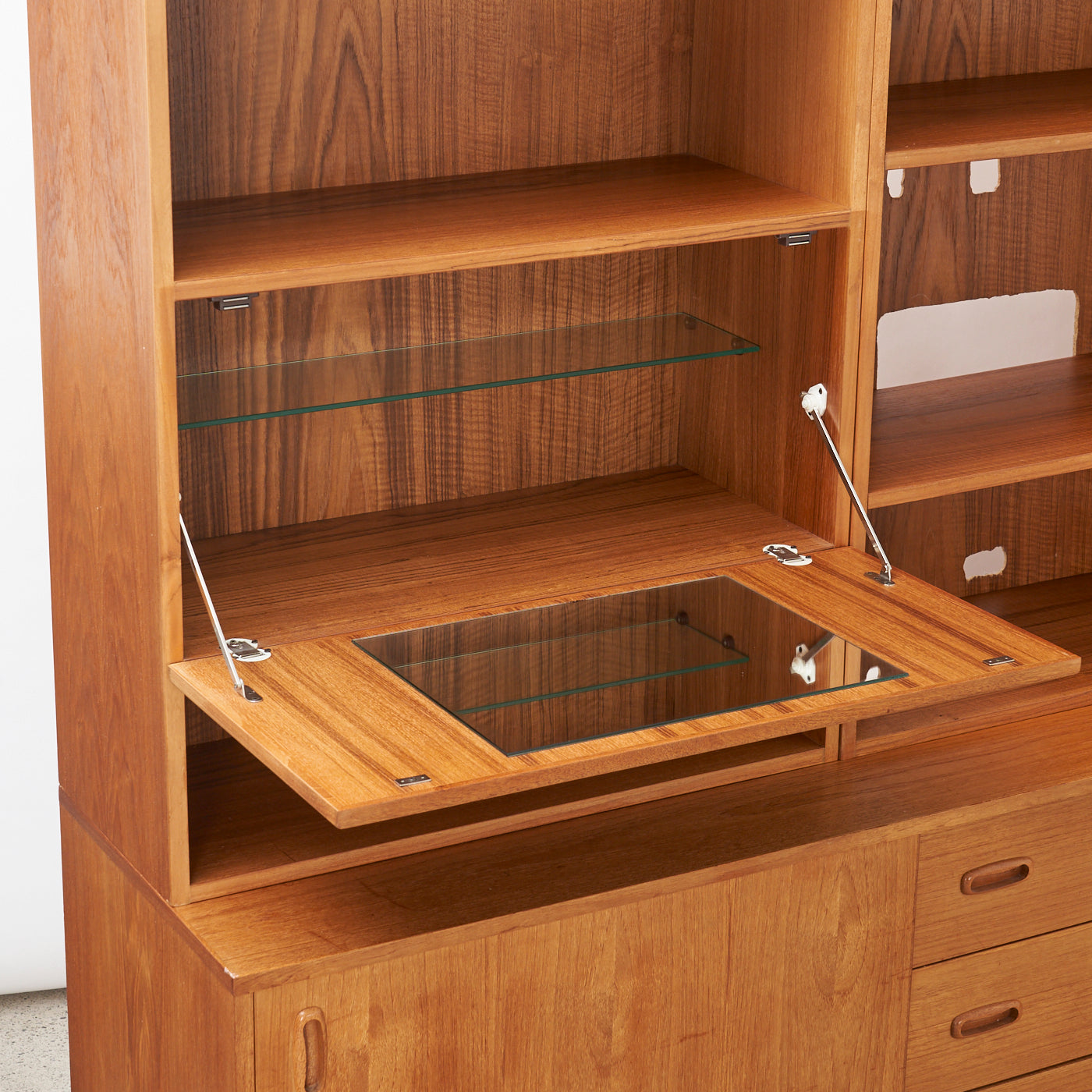 Teak Wall Unit