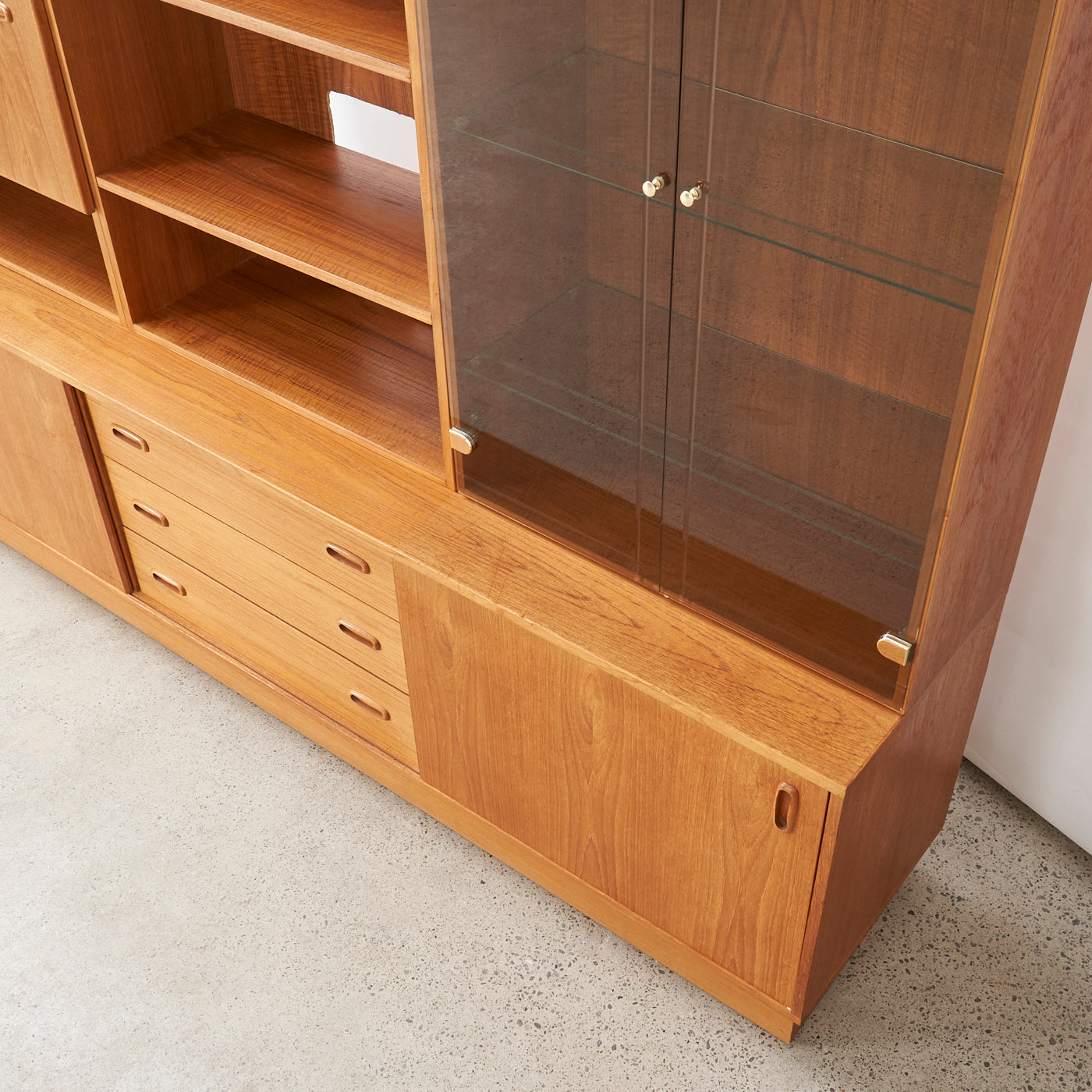 Teak Wall Unit