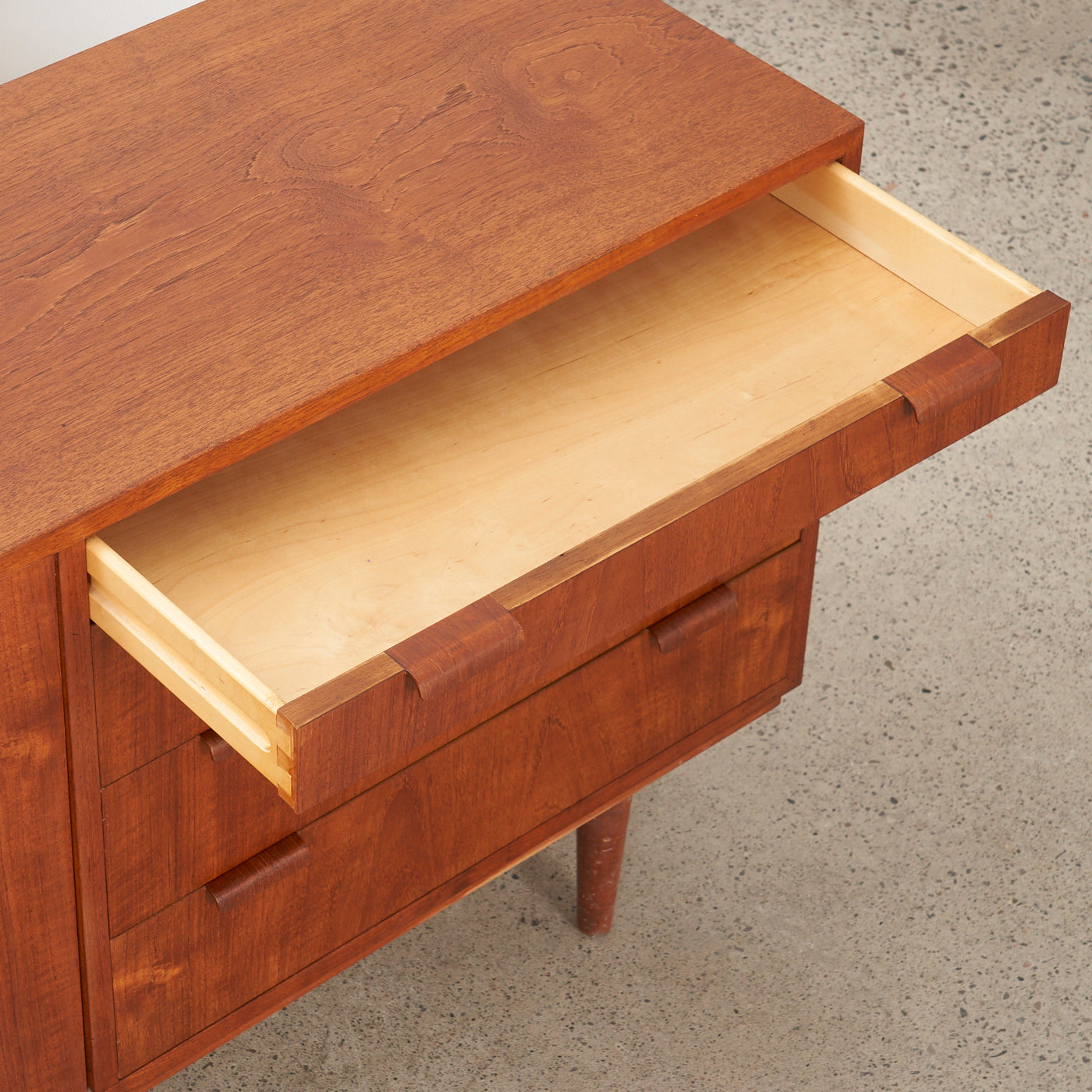 Compact Teak Sideboard by Carlo Jensen for Hundevad & Co., Denmark