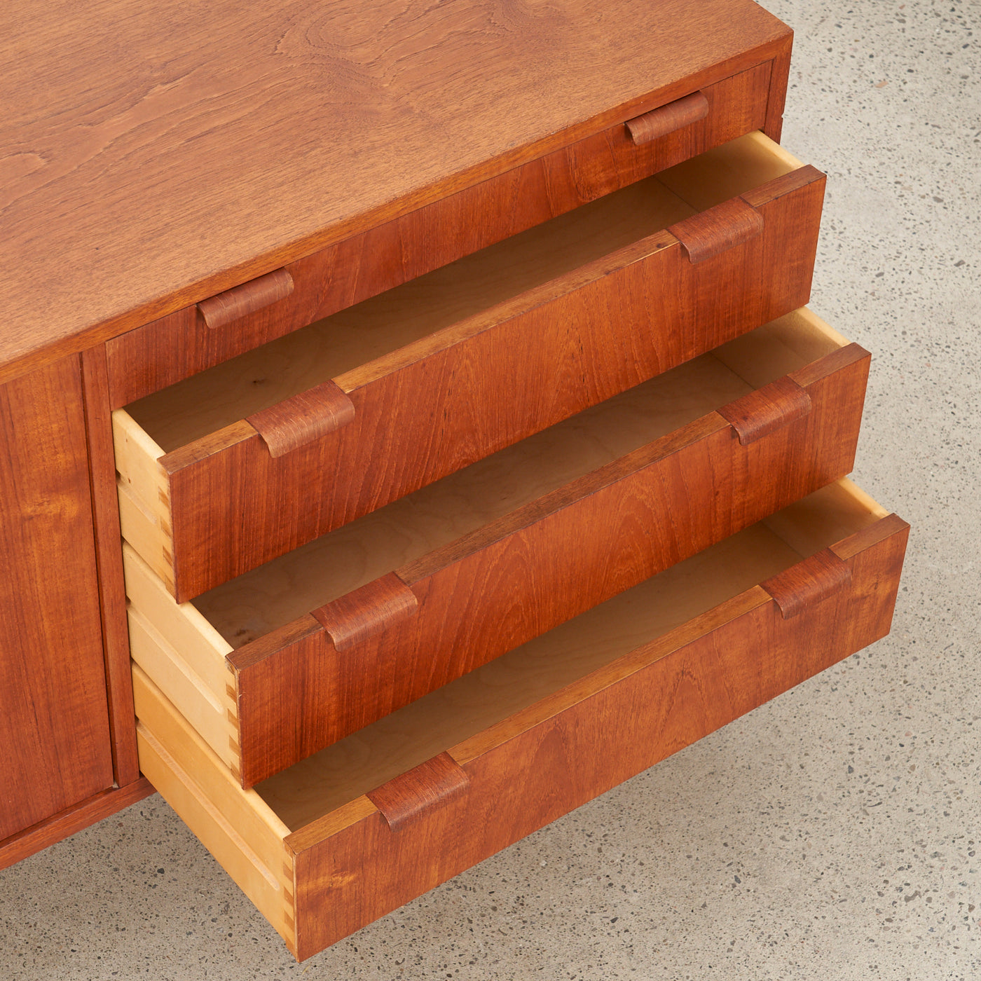 Compact Teak Sideboard by Carlo Jensen for Hundevad & Co., Denmark