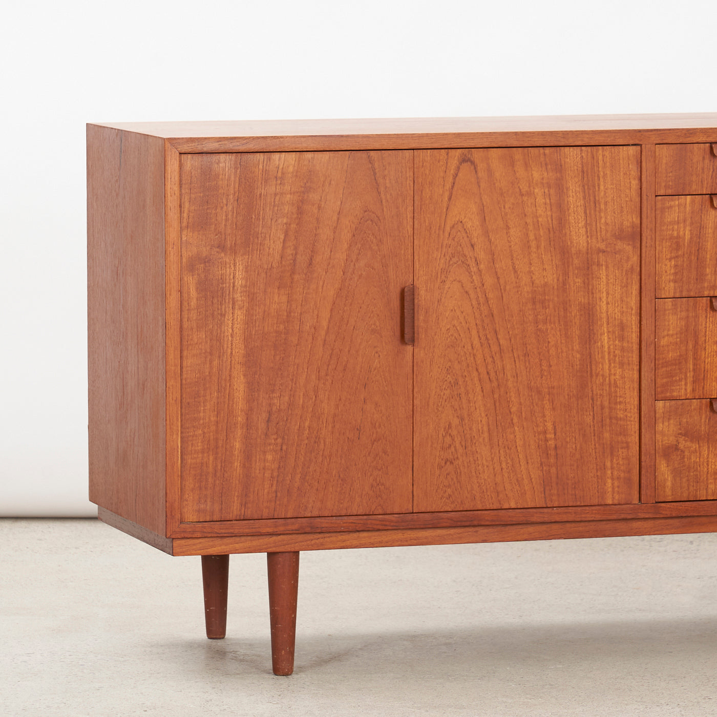 Compact Teak Sideboard by Carlo Jensen for Hundevad & Co., Denmark